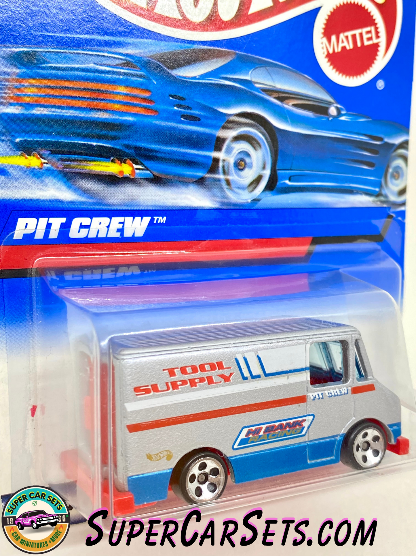 Hot Wheels (Year launched 1998) - Pit Crew (#19580) Combat Medic (grey colour “Tool Supply”)