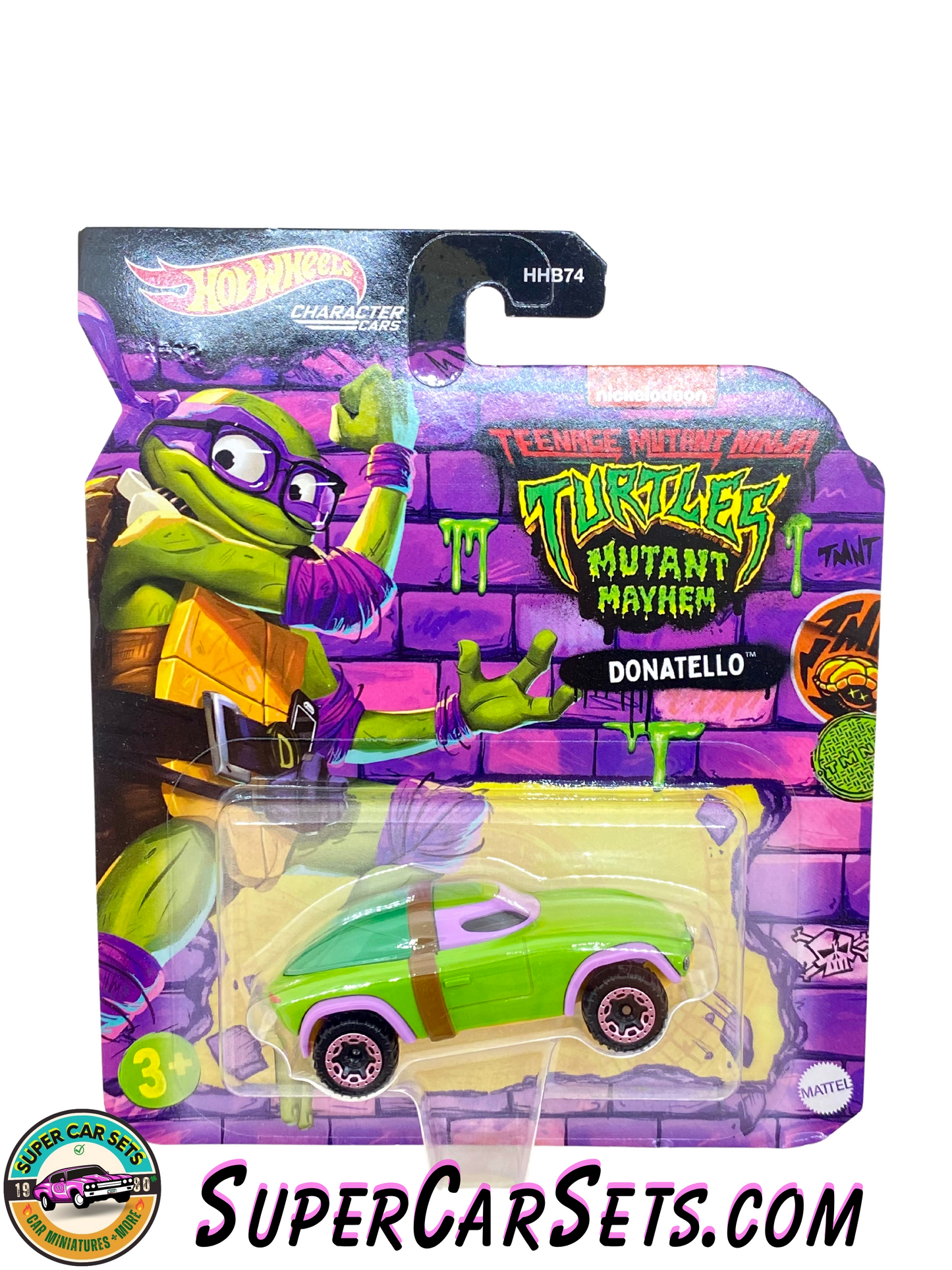 Donatello - Teenage Mutant Ninja Turtles - Mutant Mayhem (Nickelodeon) - Hot Wheels Character Cars