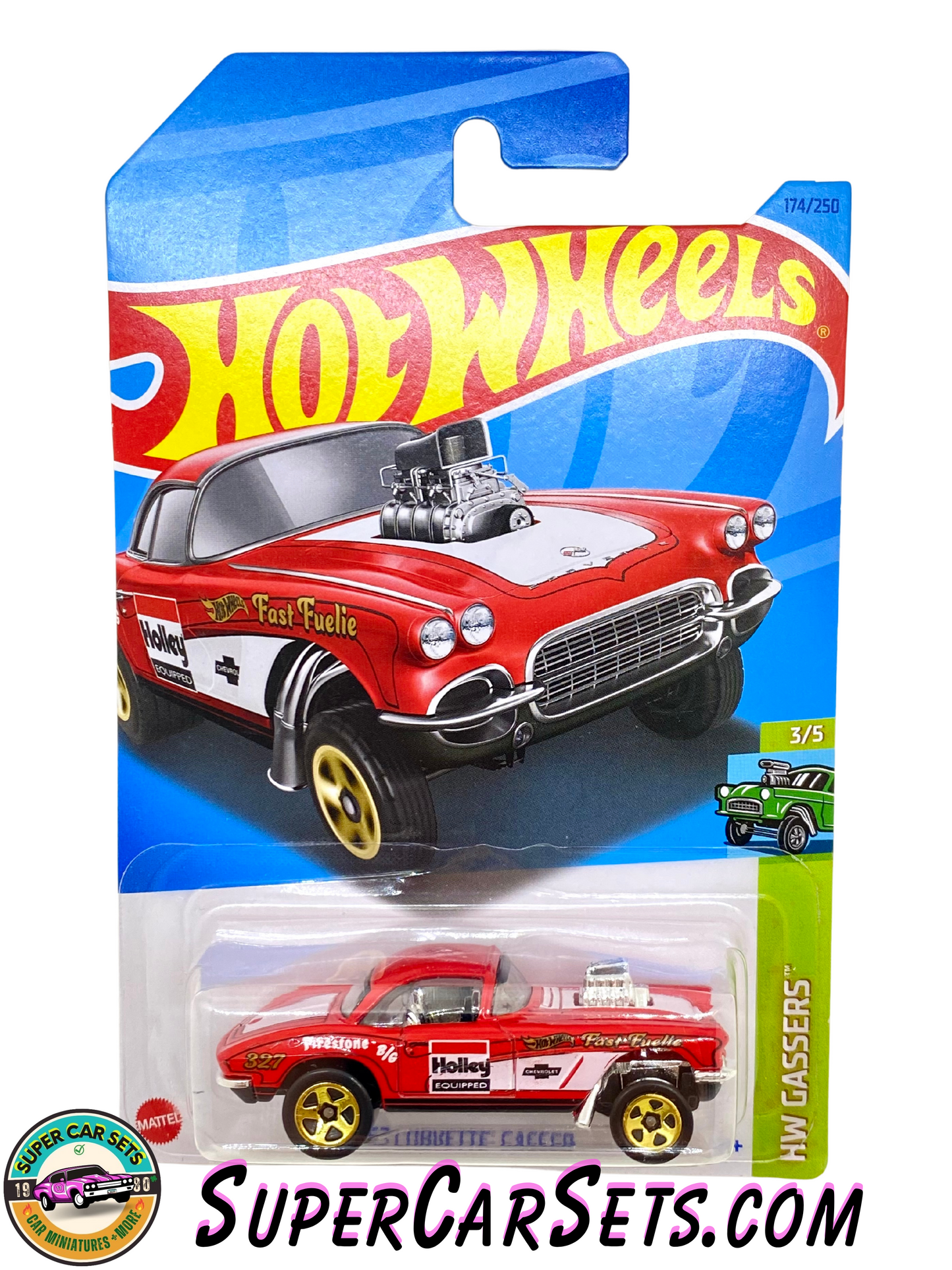 62 Corvette Gasser (red colour) - Hot Wheels HW Gassers - 2023 (3/5) (174/250)