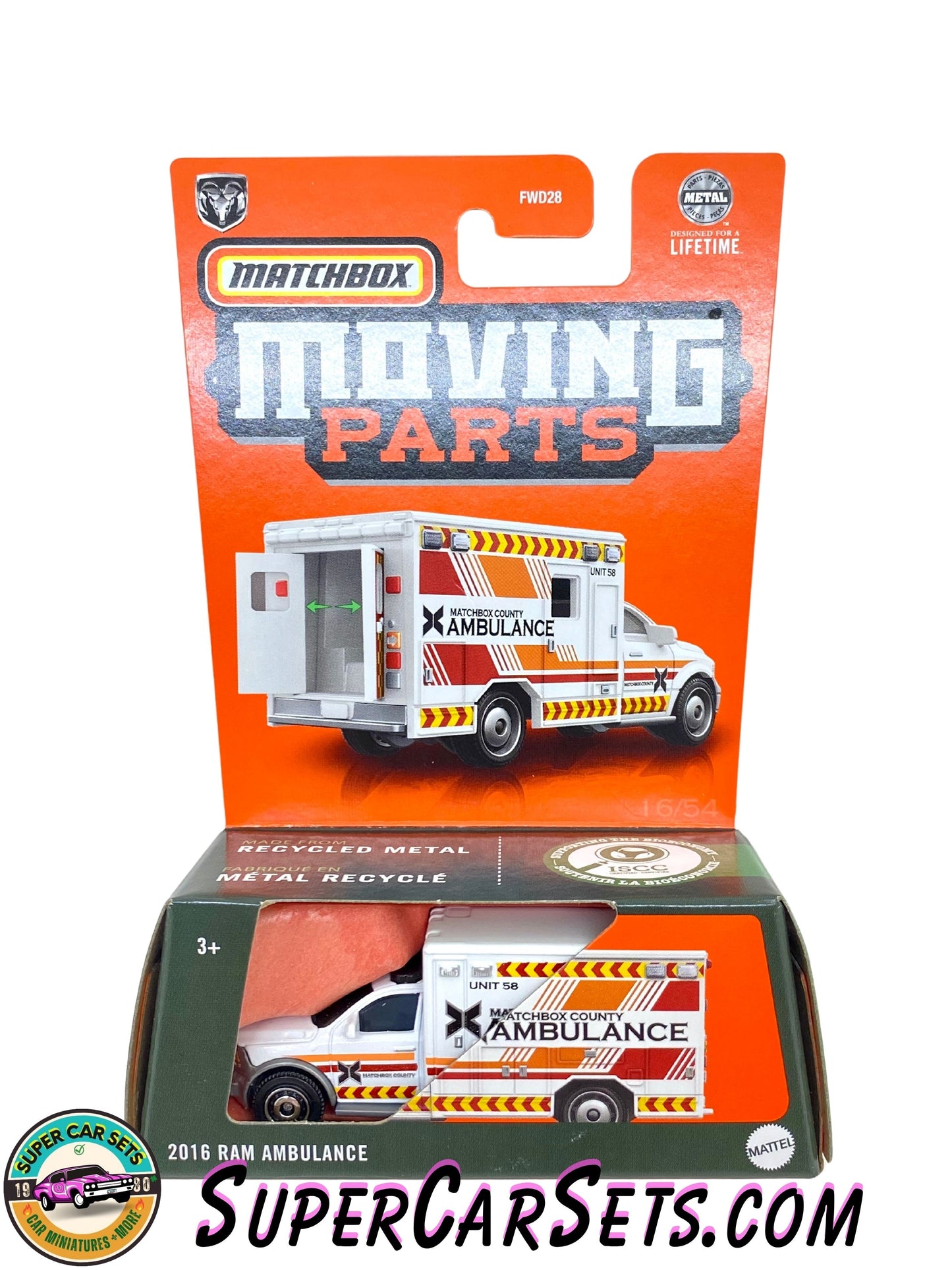 2016 RAM Ambulance - Matchbox Moving Parts