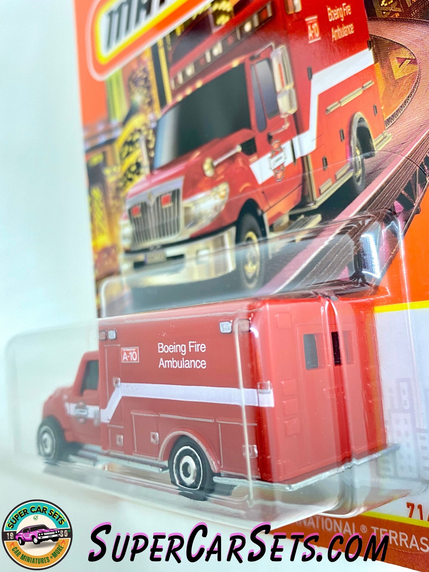 International Terrastar ("Boeing Fire Ambulance”) (red colour) (71/100) - Matchbox