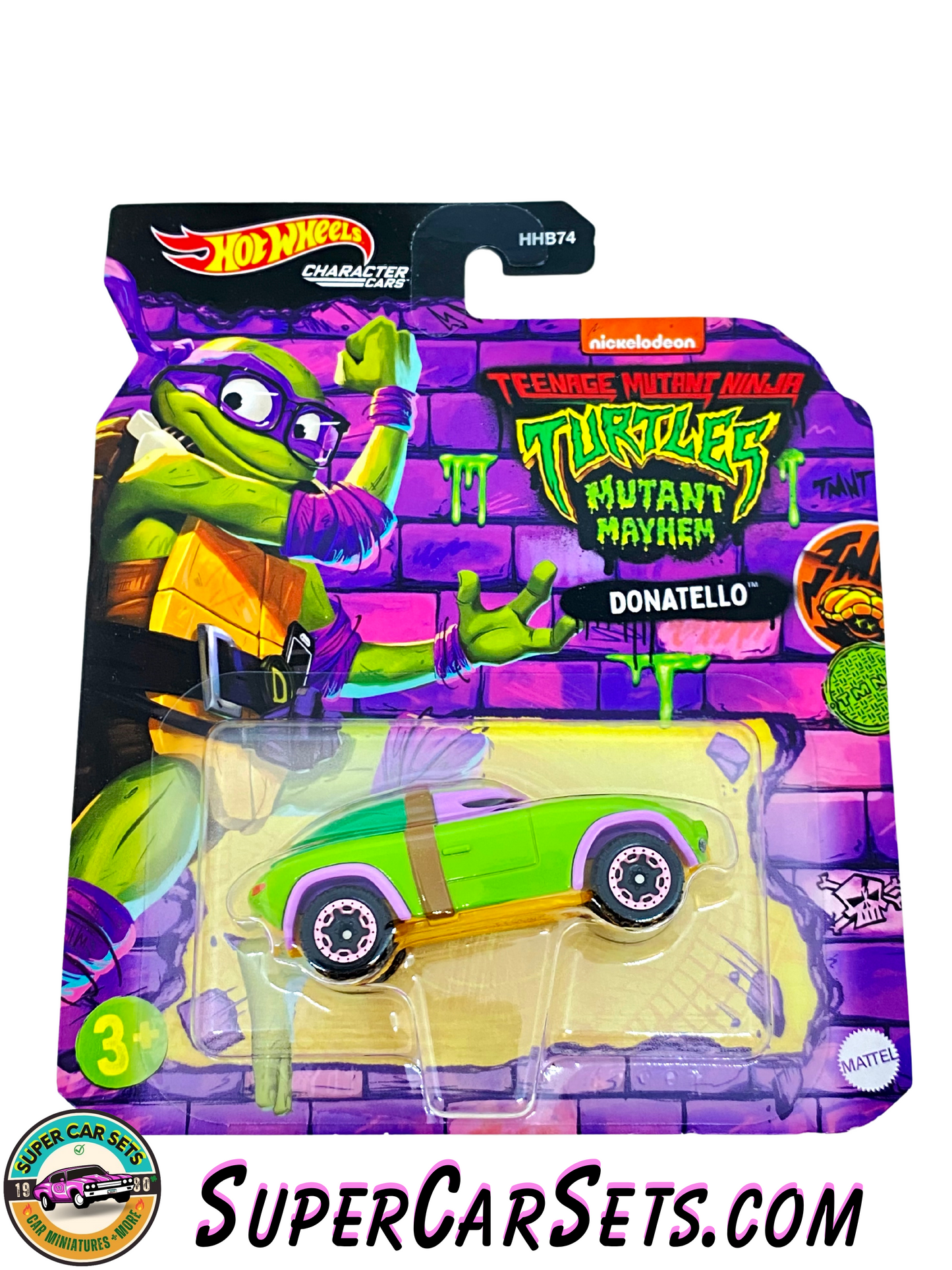 Donatello - Teenage Mutant Ninja Turtles - Mutant Mayhem (Nickelodeon) - Hot Wheels Character Cars