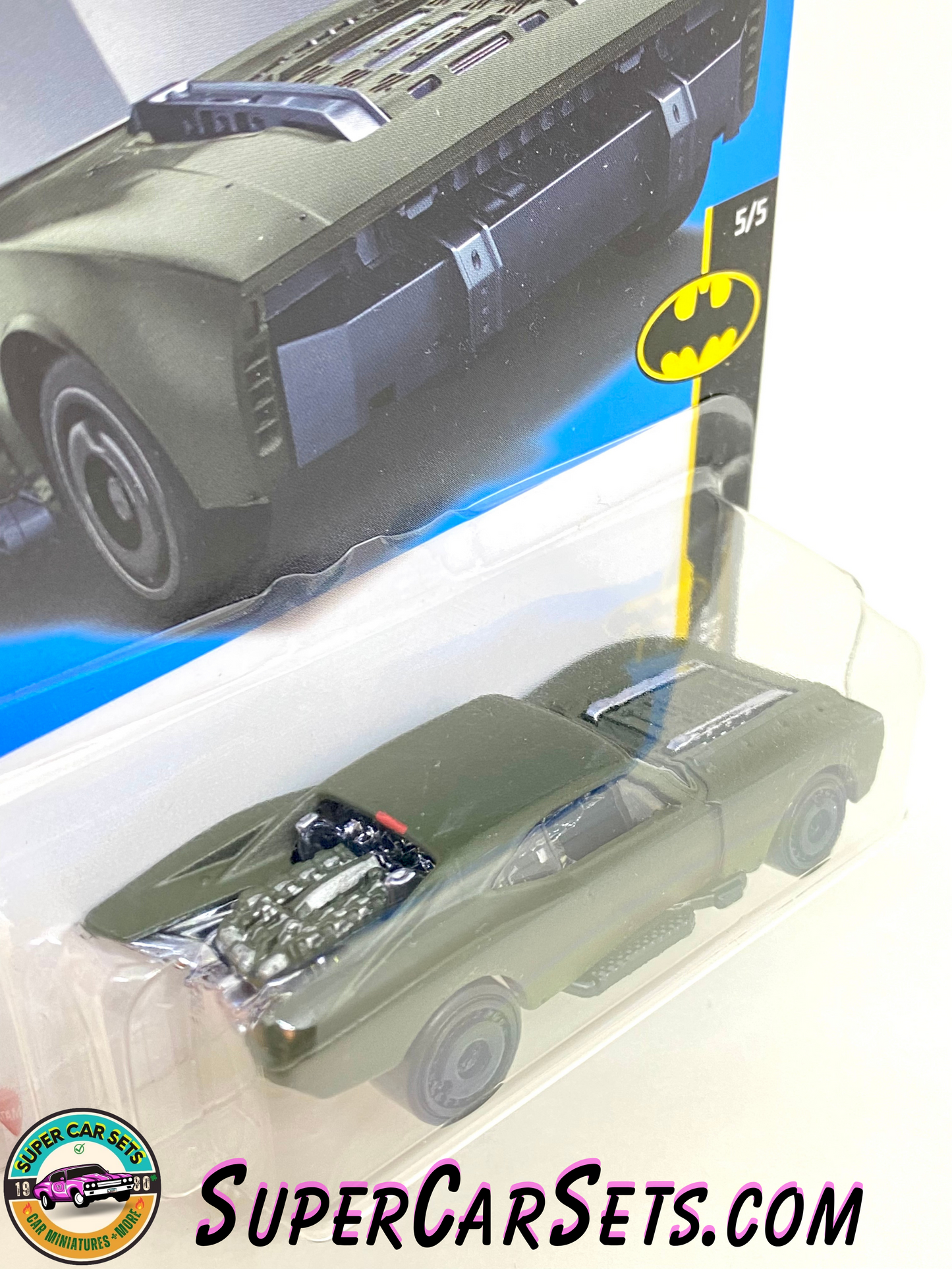 Hot Wheels - Batman - 2022 (5/5) (178/250) - Batmobile (dark green)