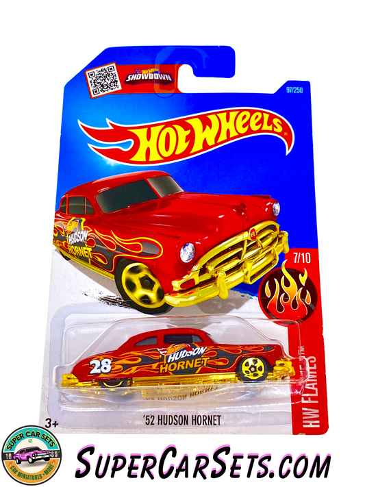 52 Hudson Hornet - Hot Wheels HW Flames 2016 (7/10) (97/250) (Year launched 2016)