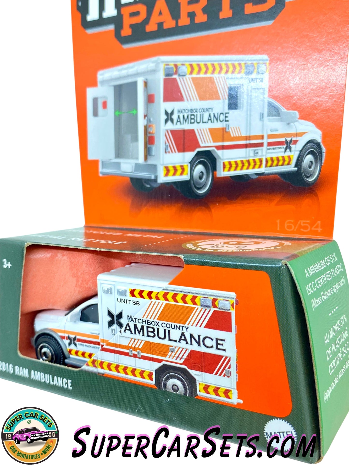 2016 RAM Ambulance - Matchbox Moving Parts