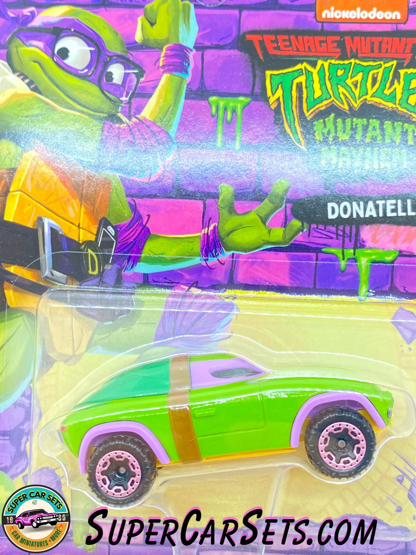 Donatello - Teenage Mutant Ninja Turtles - Mutant Mayhem (Nickelodeon) - Hot Wheels Character Cars