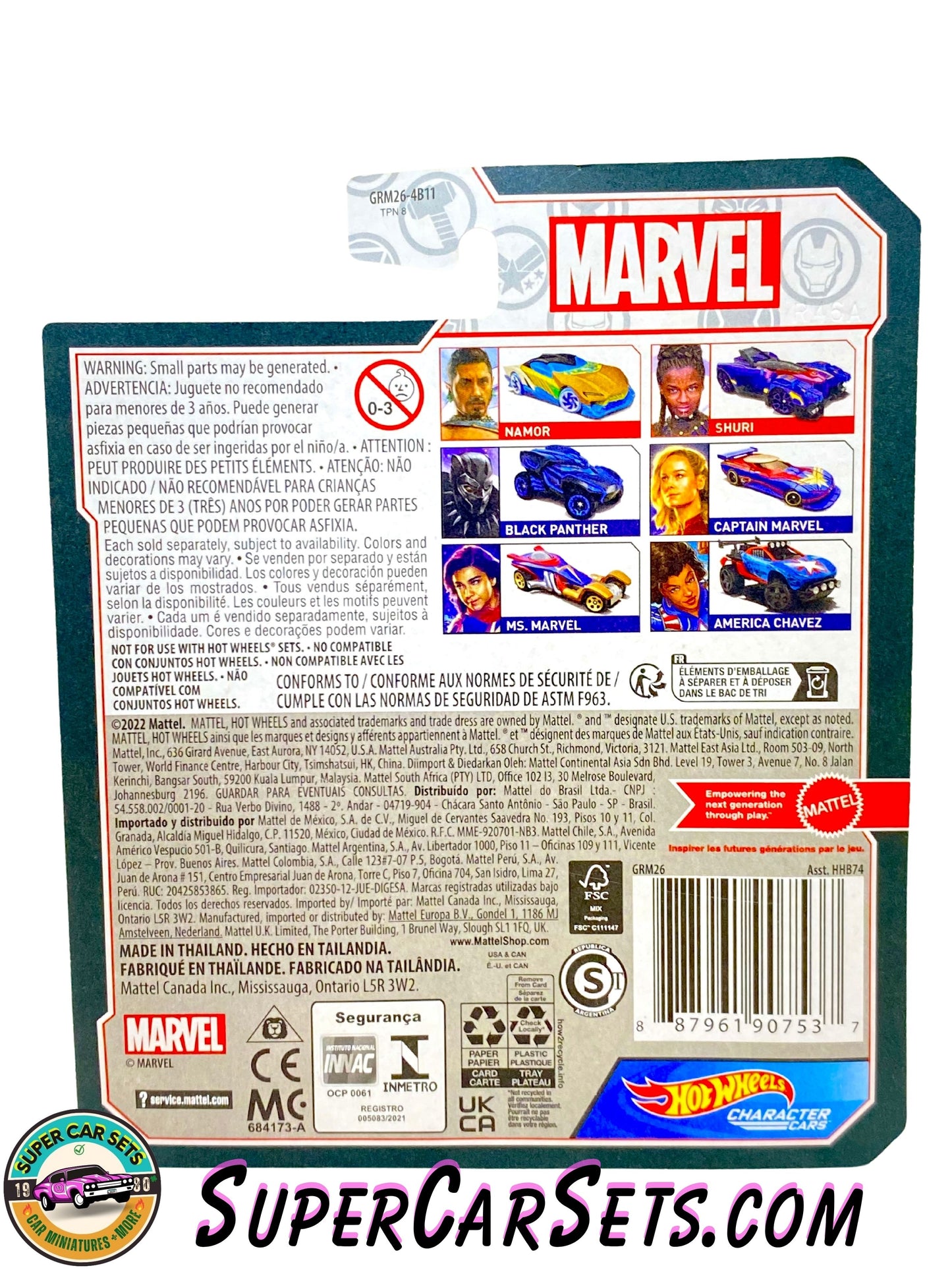 America Chavez (GRM26) Marvel - Hot Wheels Characters cars