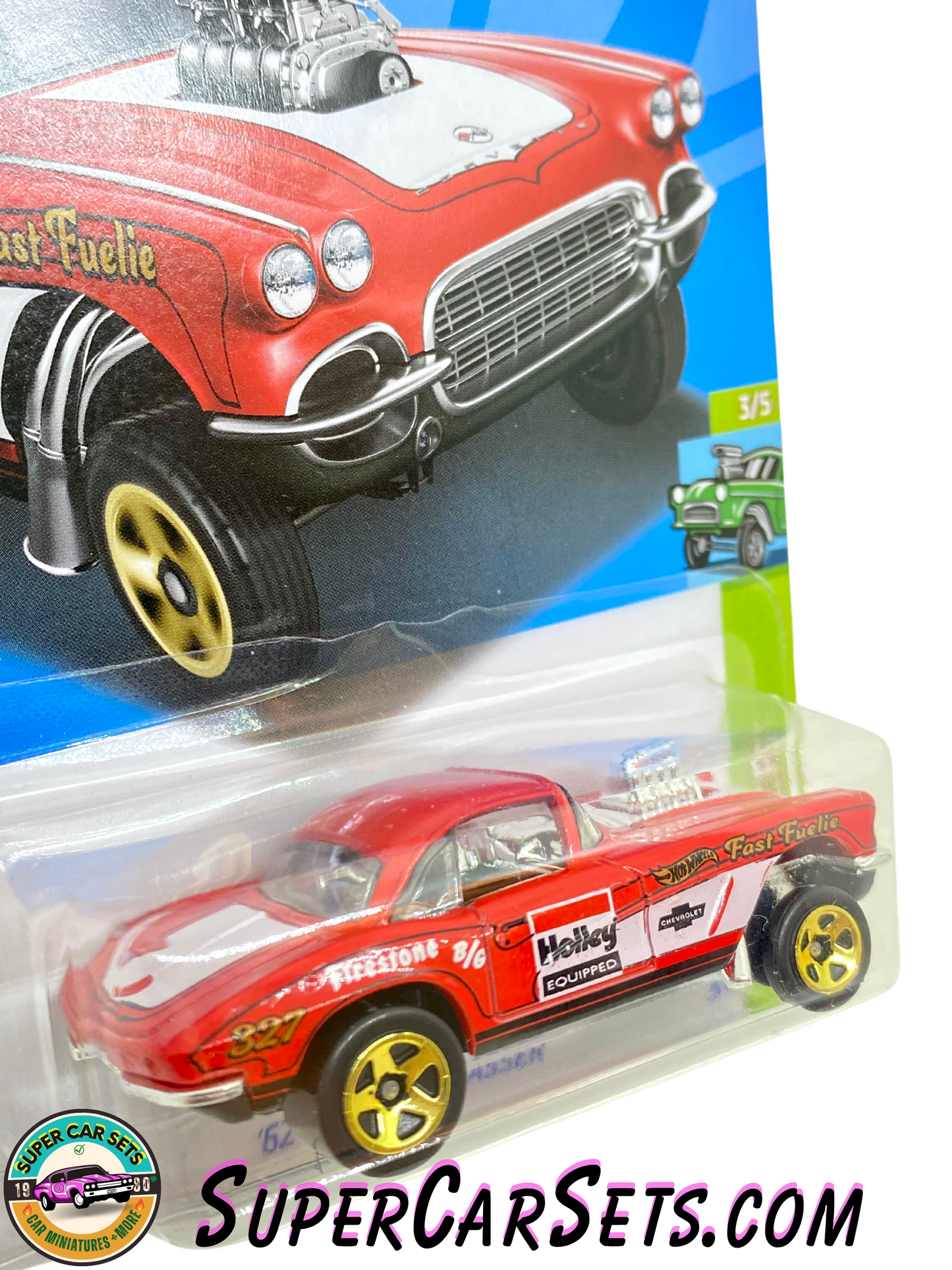 62 Corvette Gasser (red colour) - Hot Wheels HW Gassers - 2023 (3/5) (174/250)