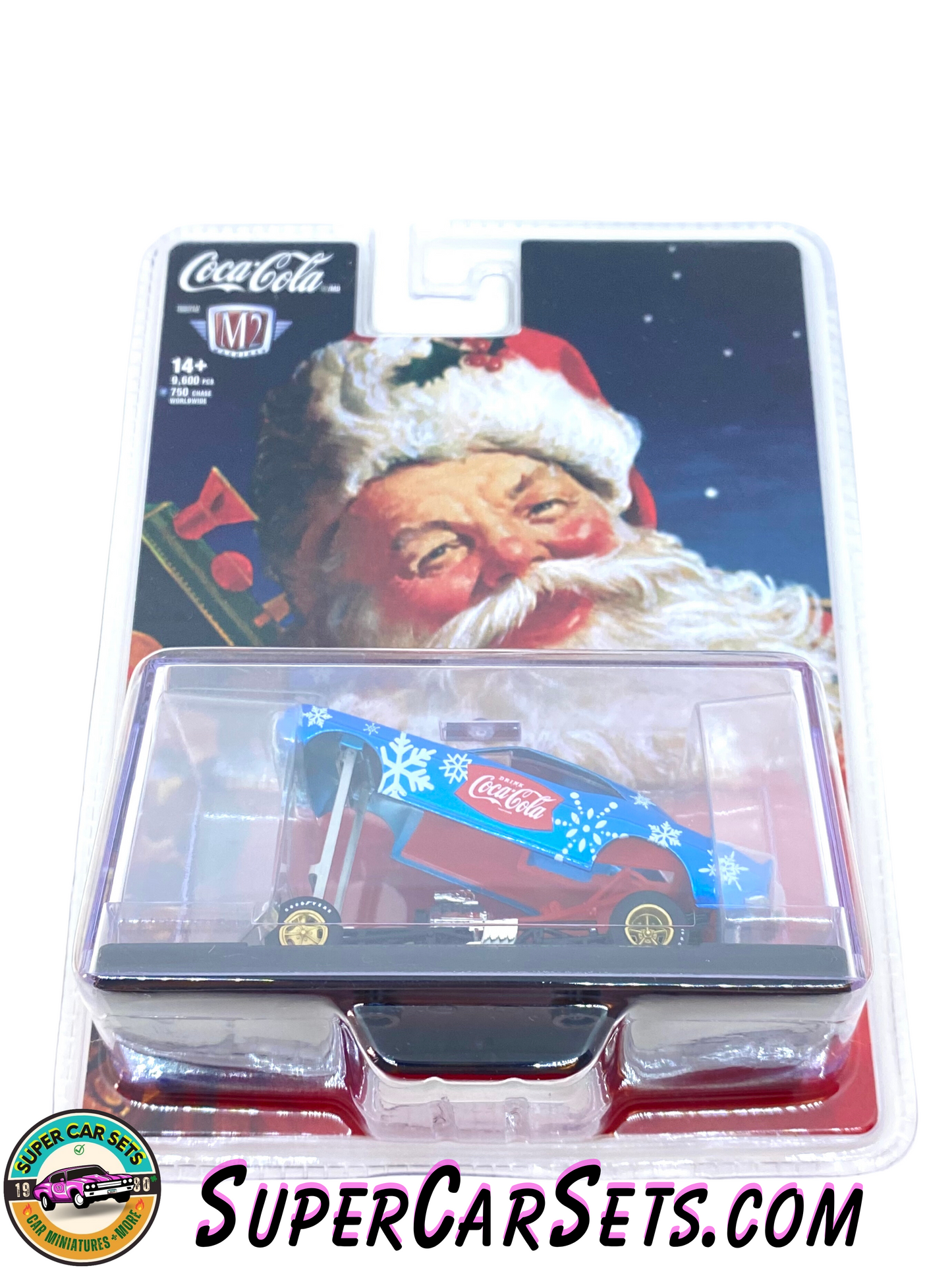 Coca-Cola Christmas 2023 - 1971 Dodge Challenger Funny Car made by M2 Machines