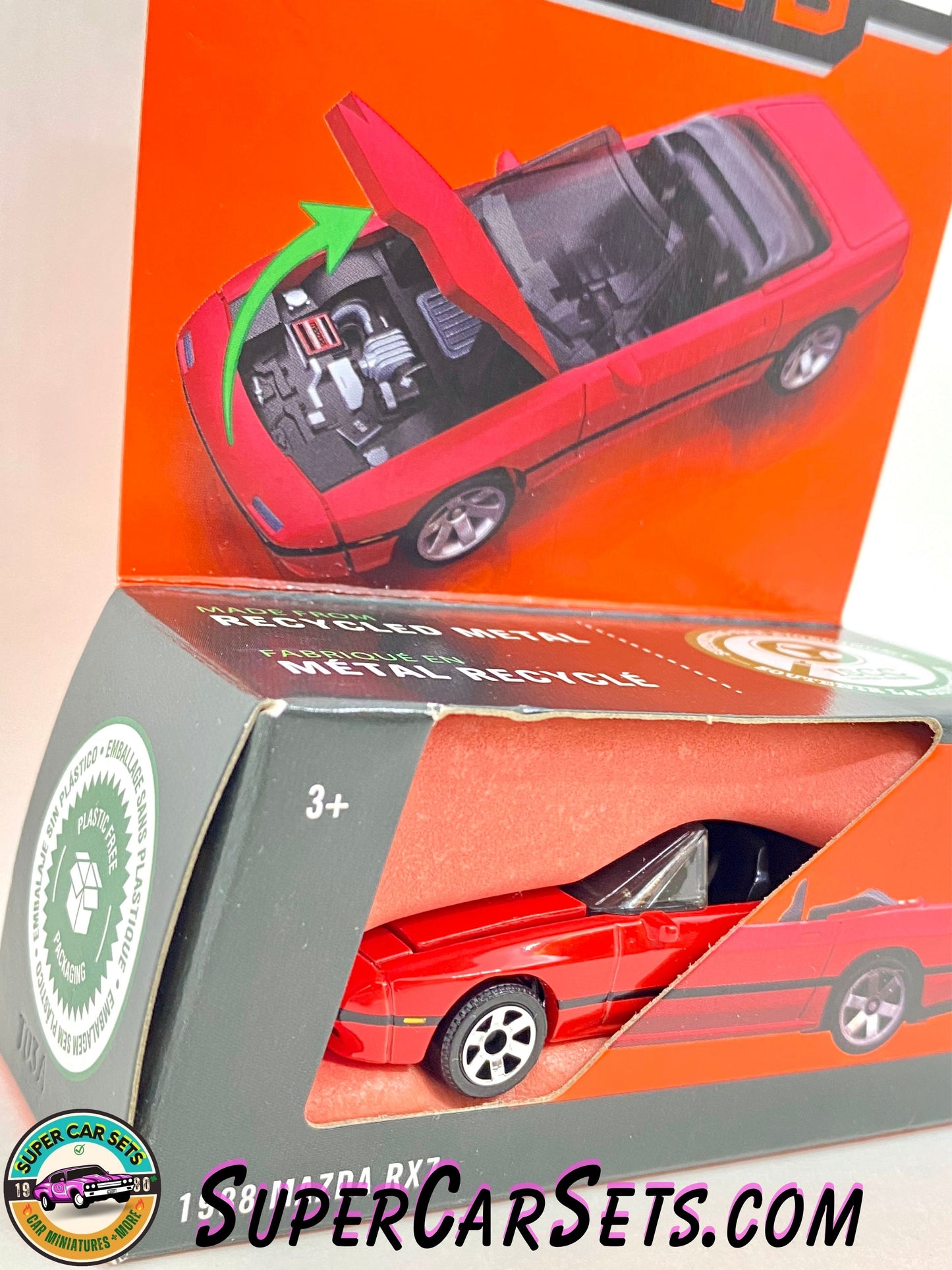 1988 Mazda RX7 (red colour) - Matchbox Moving Parts