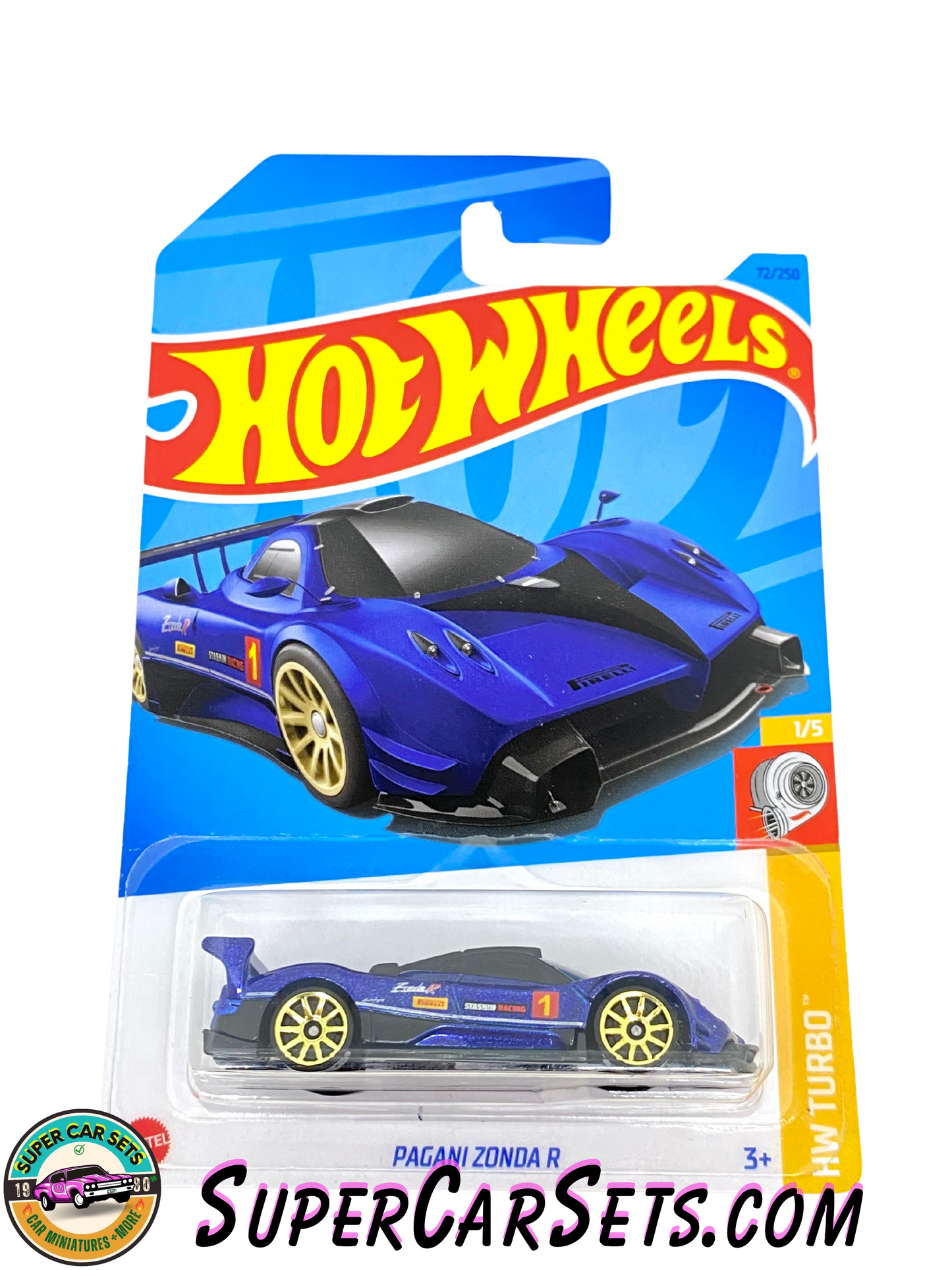 Pagani Zonda R (dark blue) - Hot Wheels HW Turbo - 2023 (1/5) (72/250)