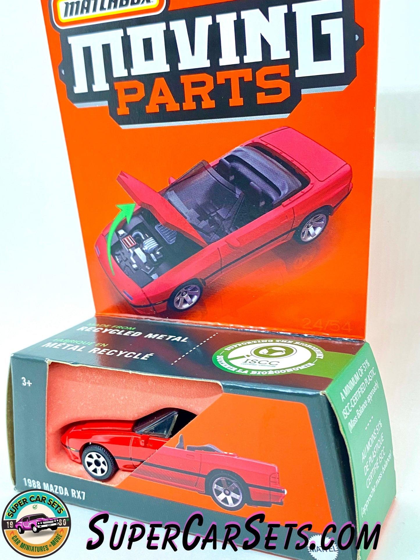 1988 Mazda RX7 (red colour) - Matchbox Moving Parts