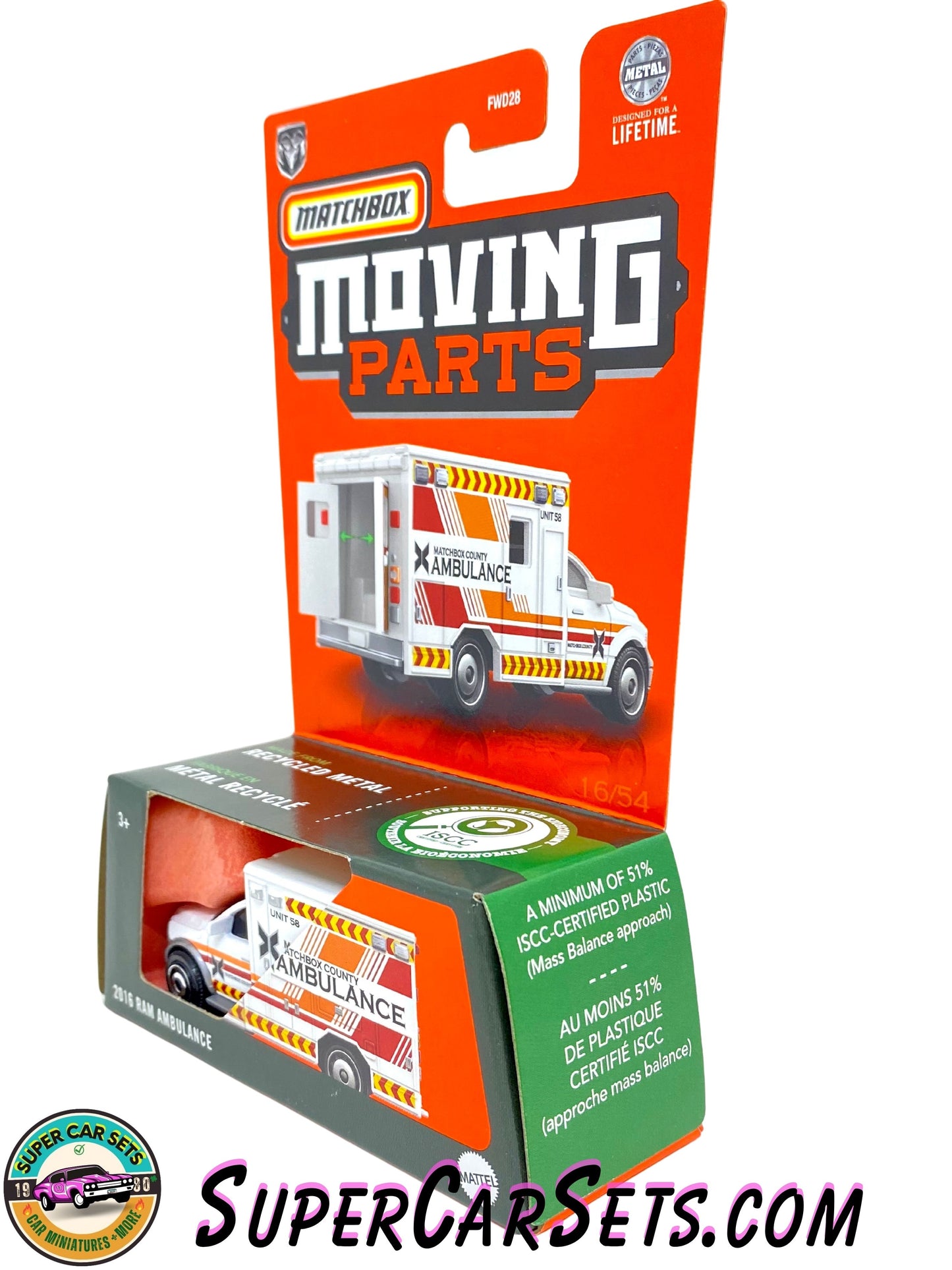 2016 RAM Ambulance - Matchbox Moving Parts