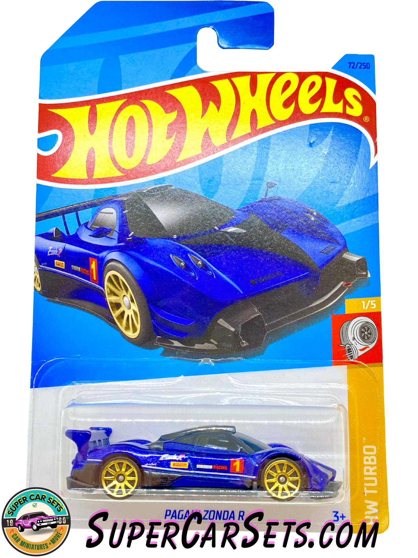 Pagani Zonda R (dark blue) - Hot Wheels HW Turbo - 2023 (1/5) (72/250)