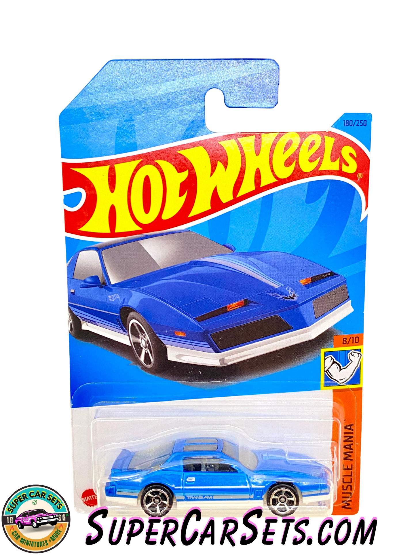 84 Pontiac Firebird (blue colour) - Hot Wheels Muscle Mania 2024 (8/10) (180/250)