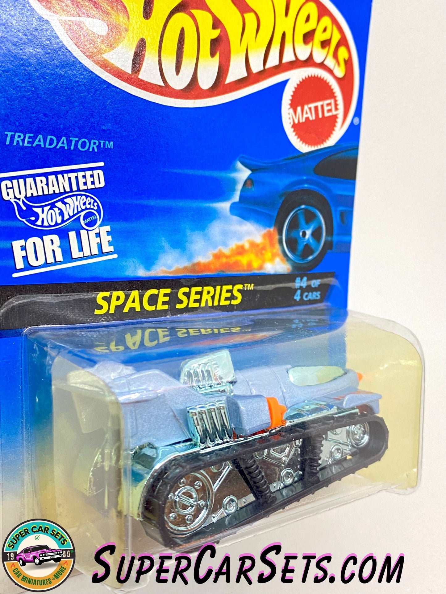 Hot Wheels (VINTAGE) (Year launched 1996) - Space Series (4/4) Robot Driver! (#15231) (Card slightly damaged)