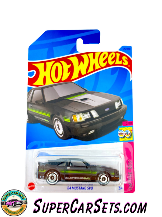 84 Mustang SVO (black) - Hot Wheels HW: The ‘80s - 2023 (2/10)