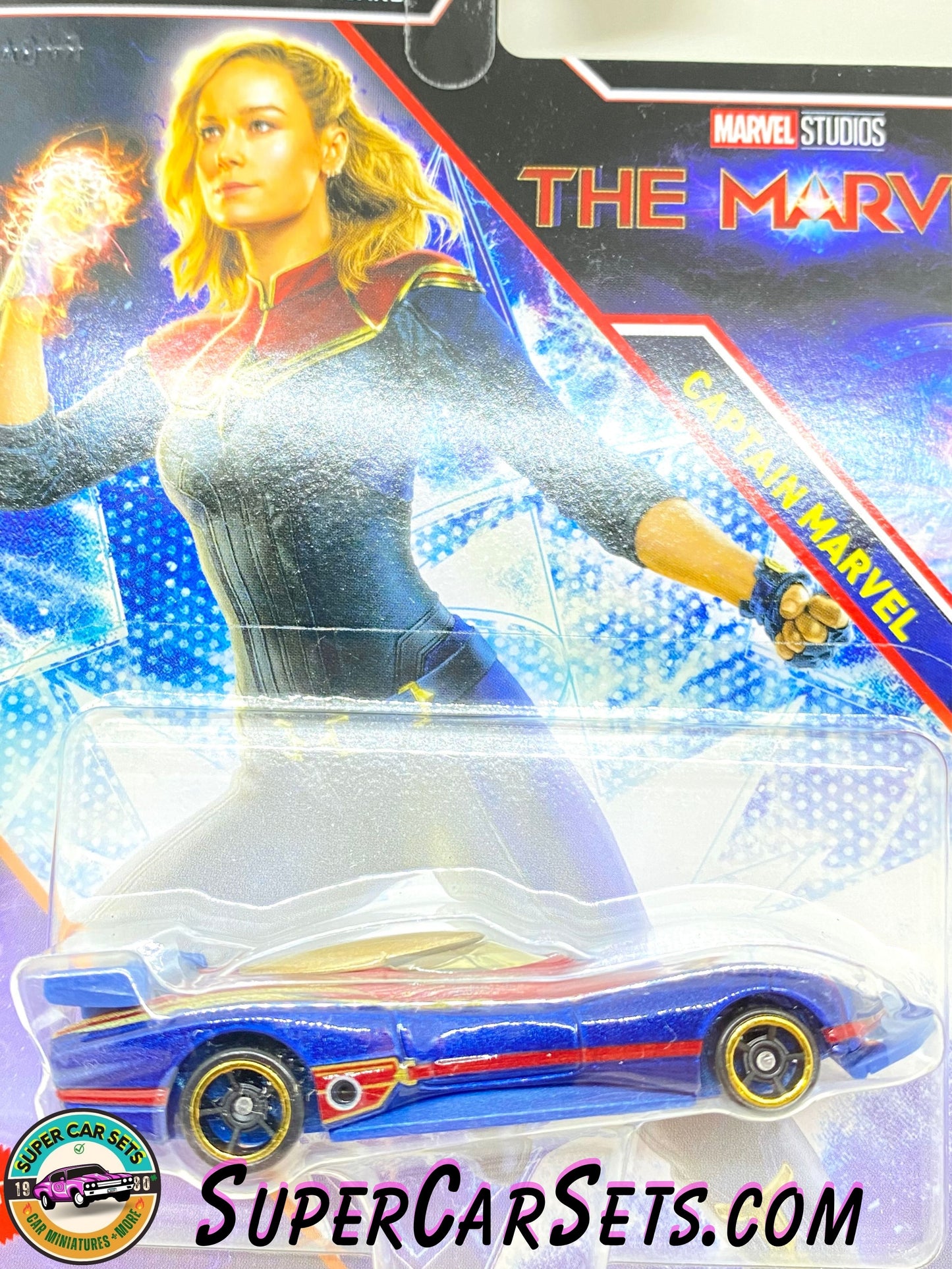 Captain Marvel - The Marvels (HPN12) - Hot Wheels Characters cars