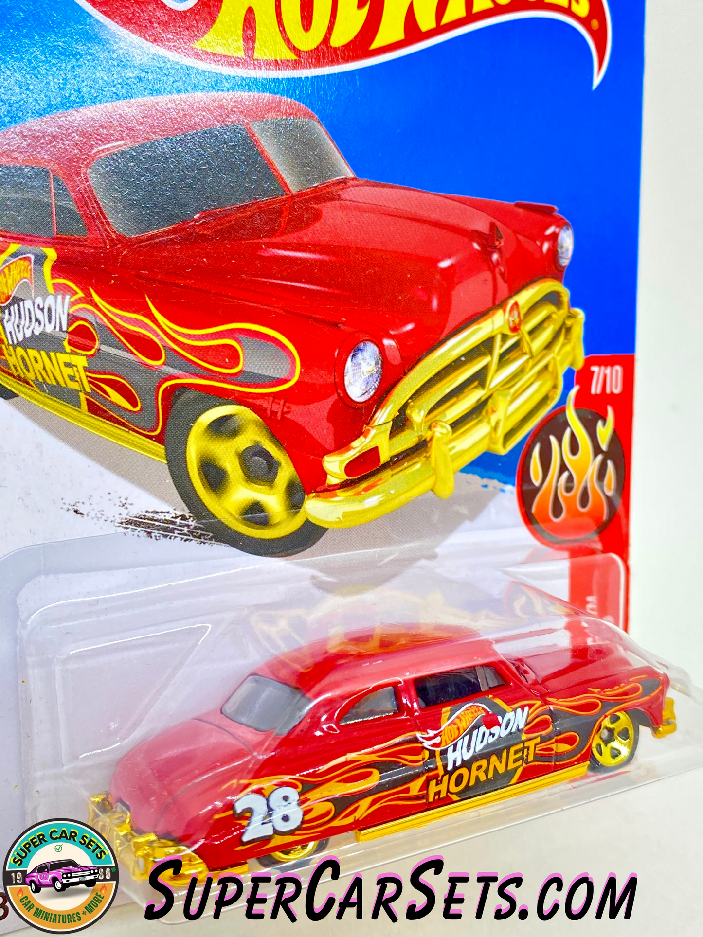 52 Hudson Hornet - Hot Wheels HW Flames 2016 (7/10) (97/250) (Year launched 2016)