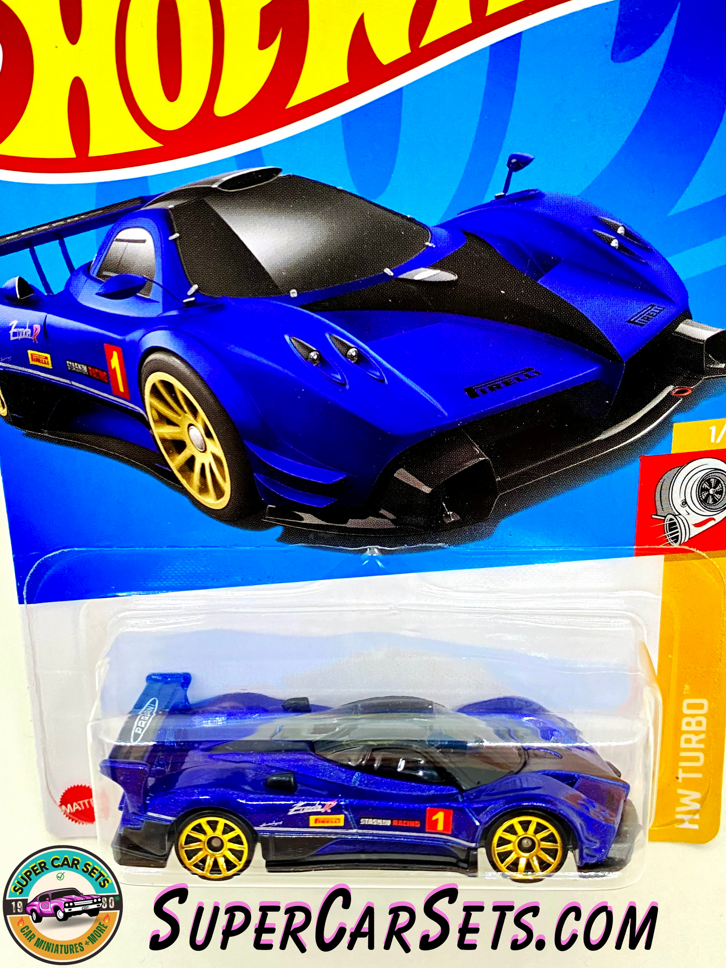 Pagani Zonda R (dark blue) - Hot Wheels HW Turbo - 2023 (1/5) (72/250)