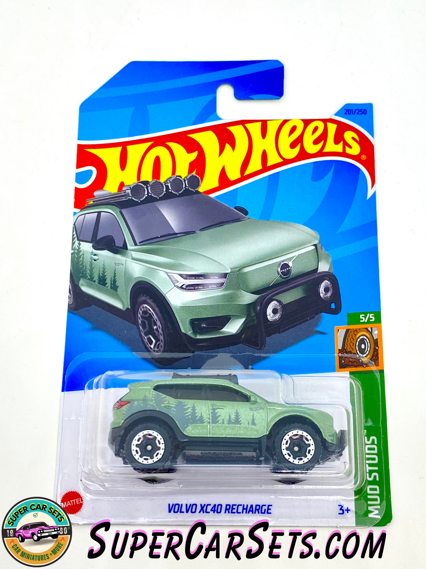 Volvo XC40 Recharge - Hot Wheels Mud Studs - 2023 (5/5) (201/250)