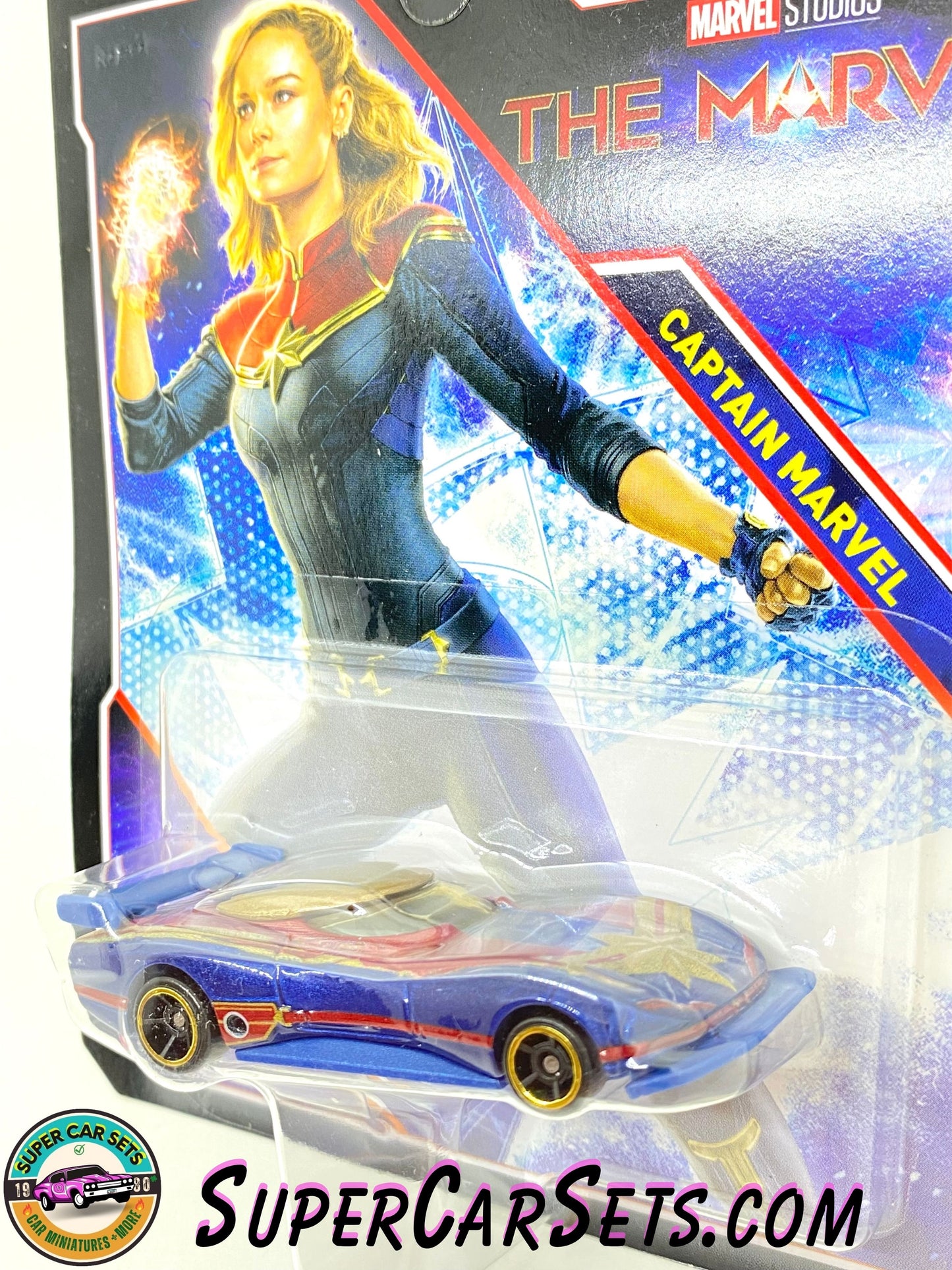 Captain Marvel - The Marvels (HPN12) - Hot Wheels Characters cars