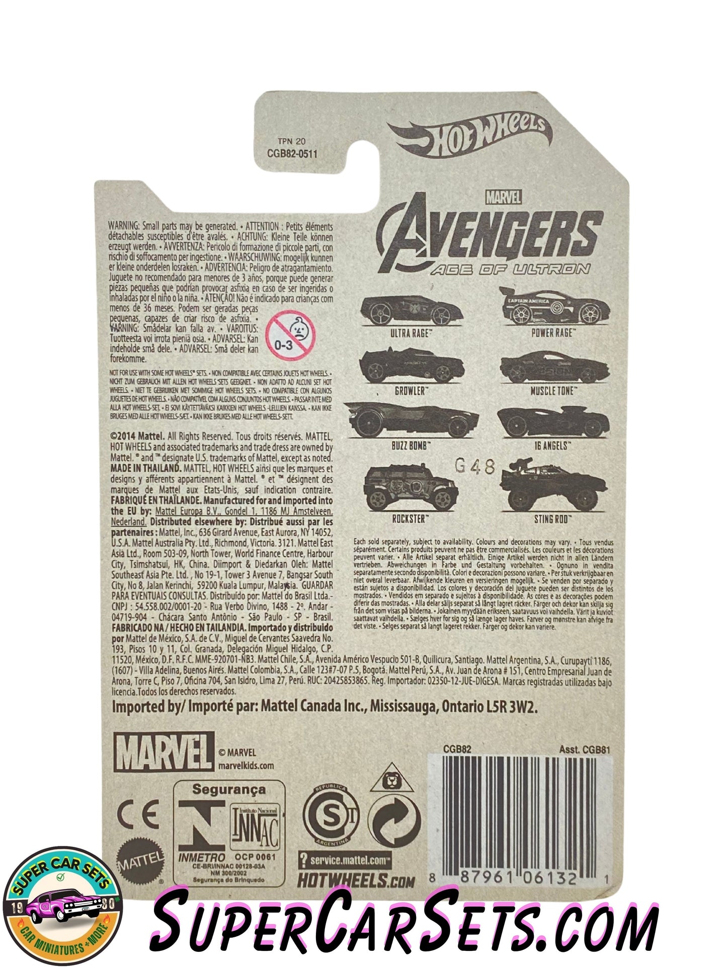 Hot Wheels - Marvel Avengers Age of Ultron (1/8) - Nick Fury - Ultra Rage