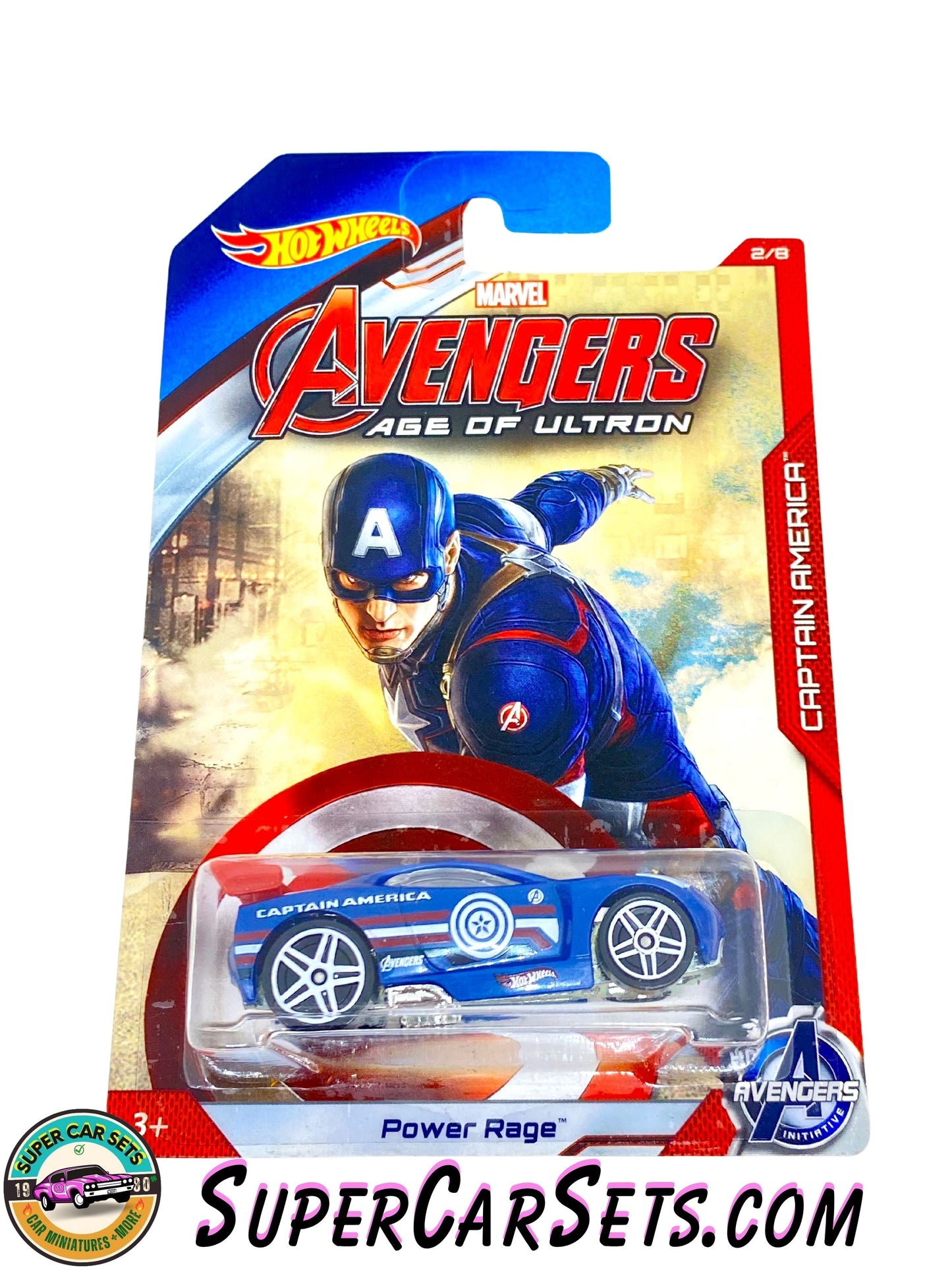 Hot Wheels - Marvel Avengers Age of Ultron (2/8) - Captain America  - Power Rage