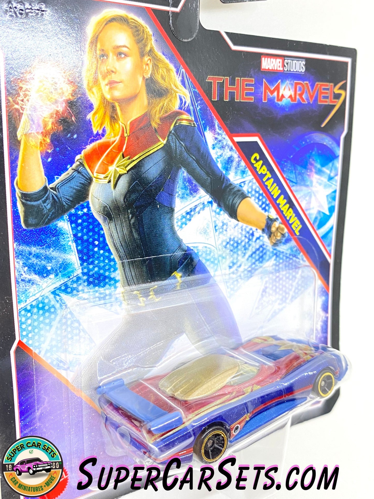 Captain Marvel - The Marvels (HPN12) - Hot Wheels Characters cars