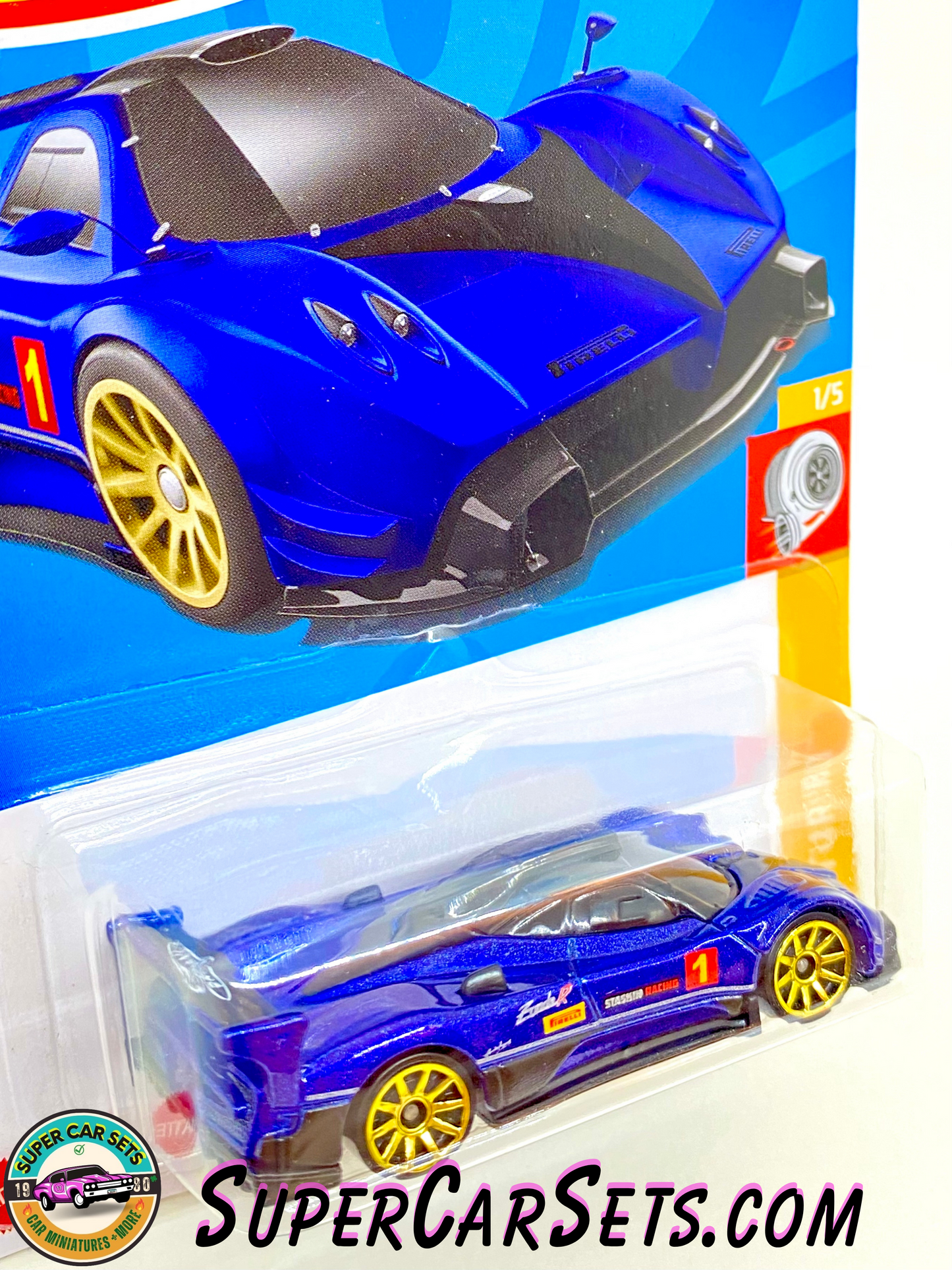 Pagani Zonda R (dark blue) - Hot Wheels HW Turbo - 2023 (1/5) (72/250)