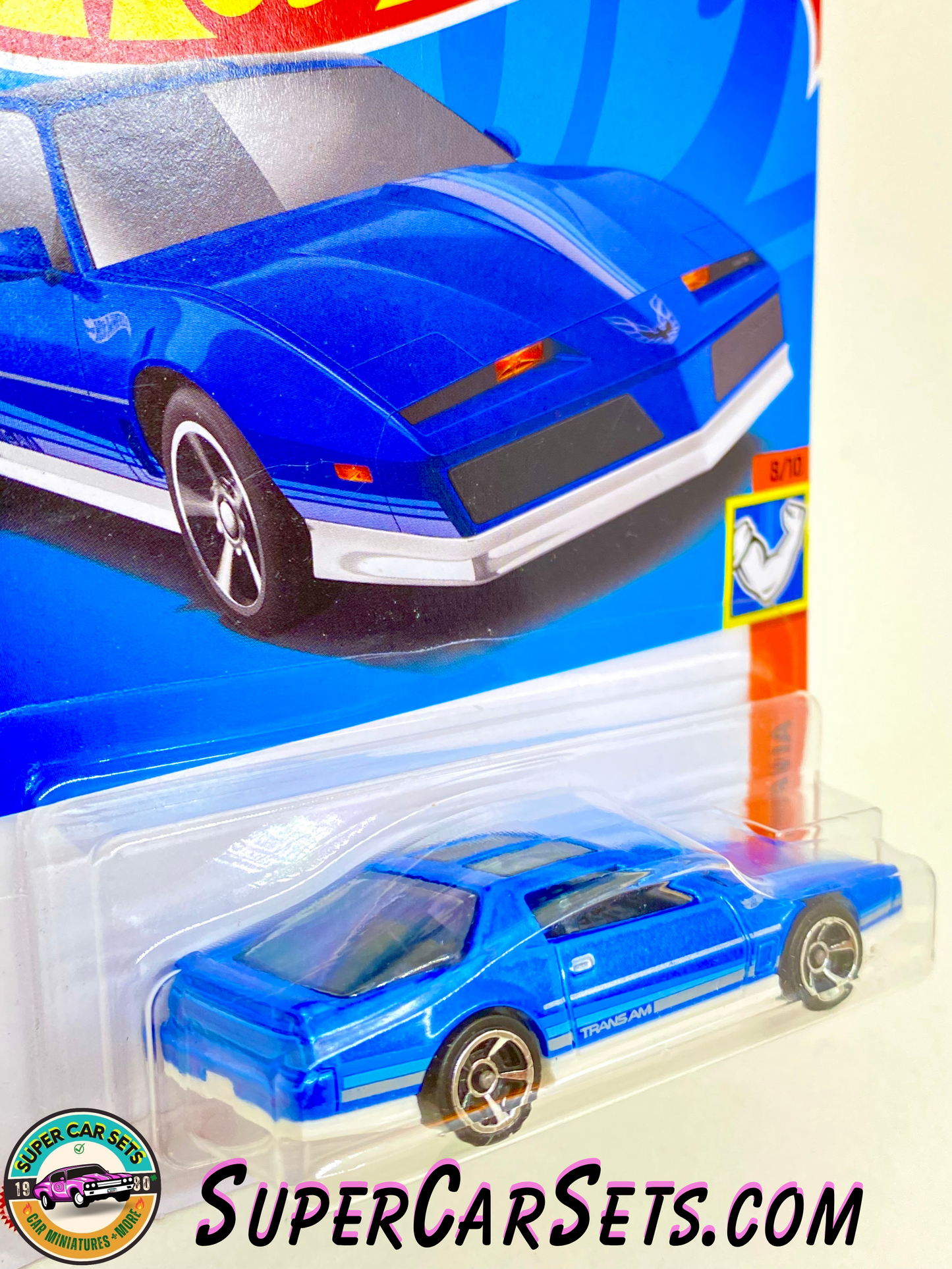 84 Pontiac Firebird (blue colour) - Hot Wheels Muscle Mania 2024 (8/10) (180/250)