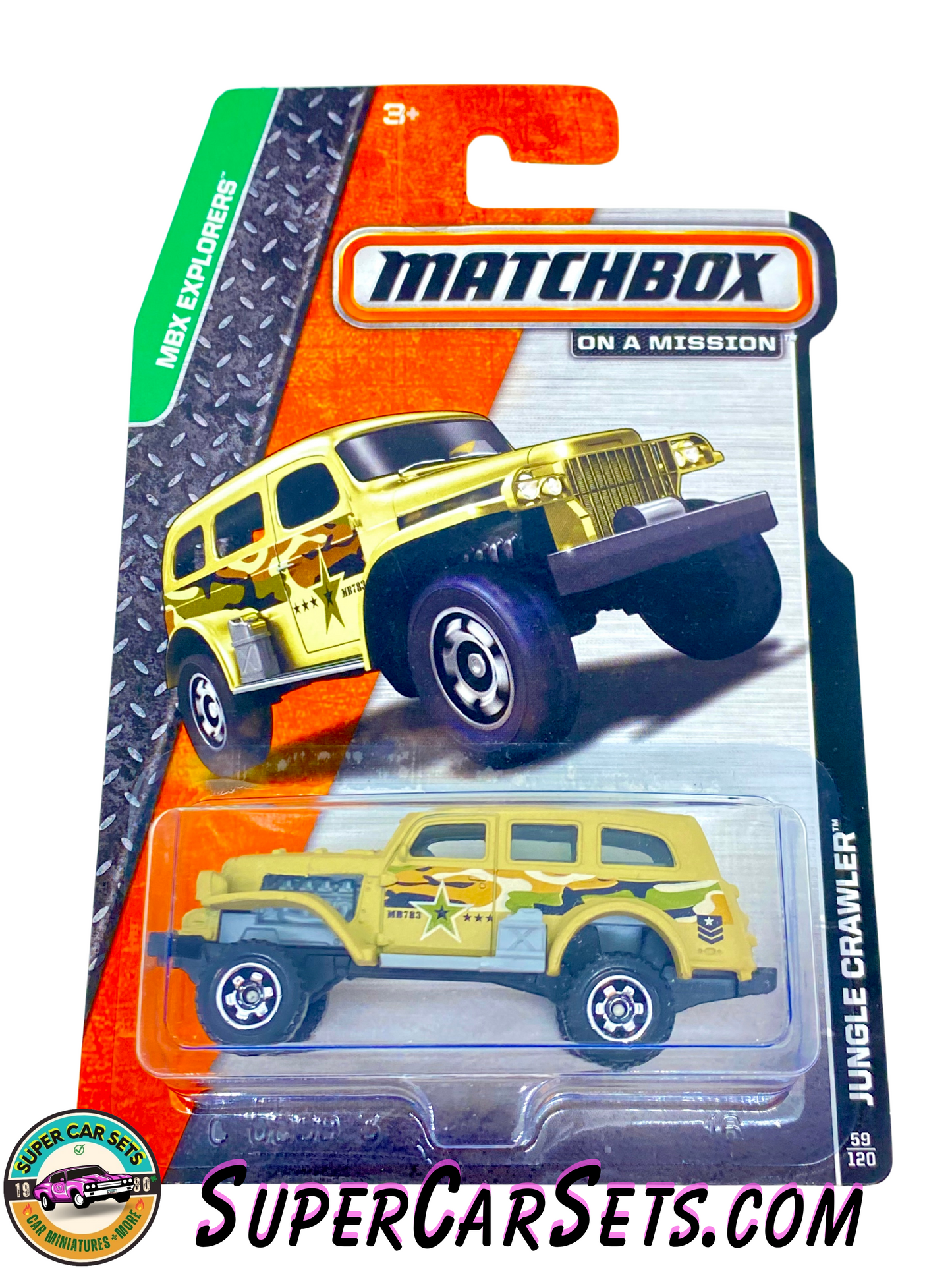 MBX Explorers - Jungle Crawler (BDT56) (59/120) (Year launched 2014) - Matchbox