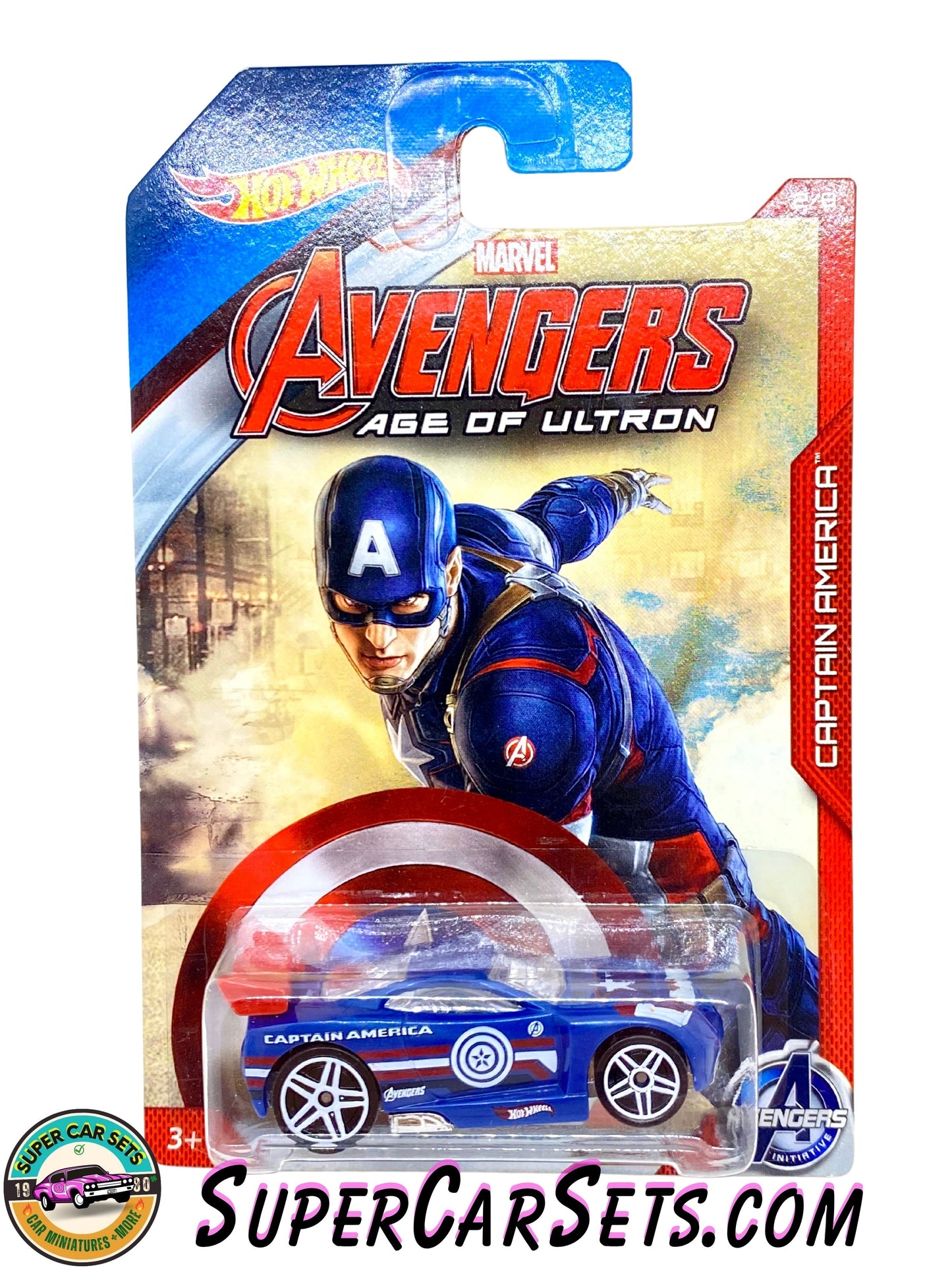 Hot Wheels - Marvel Avengers Age of Ultron (2/8) - Captain America  - Power Rage