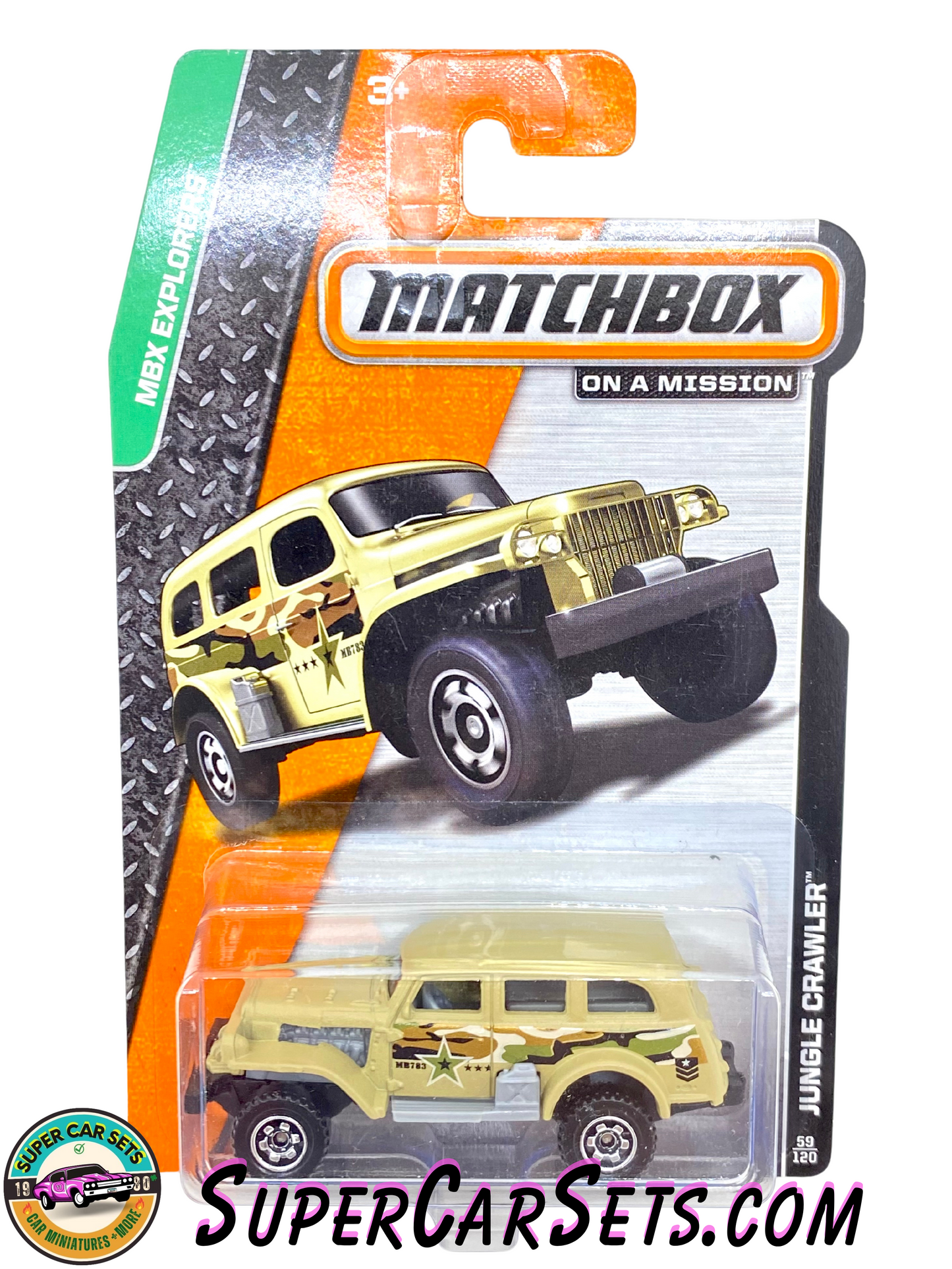 MBX Explorers - Jungle Crawler (BDT56) (59/120) (Year launched 2014) - Matchbox