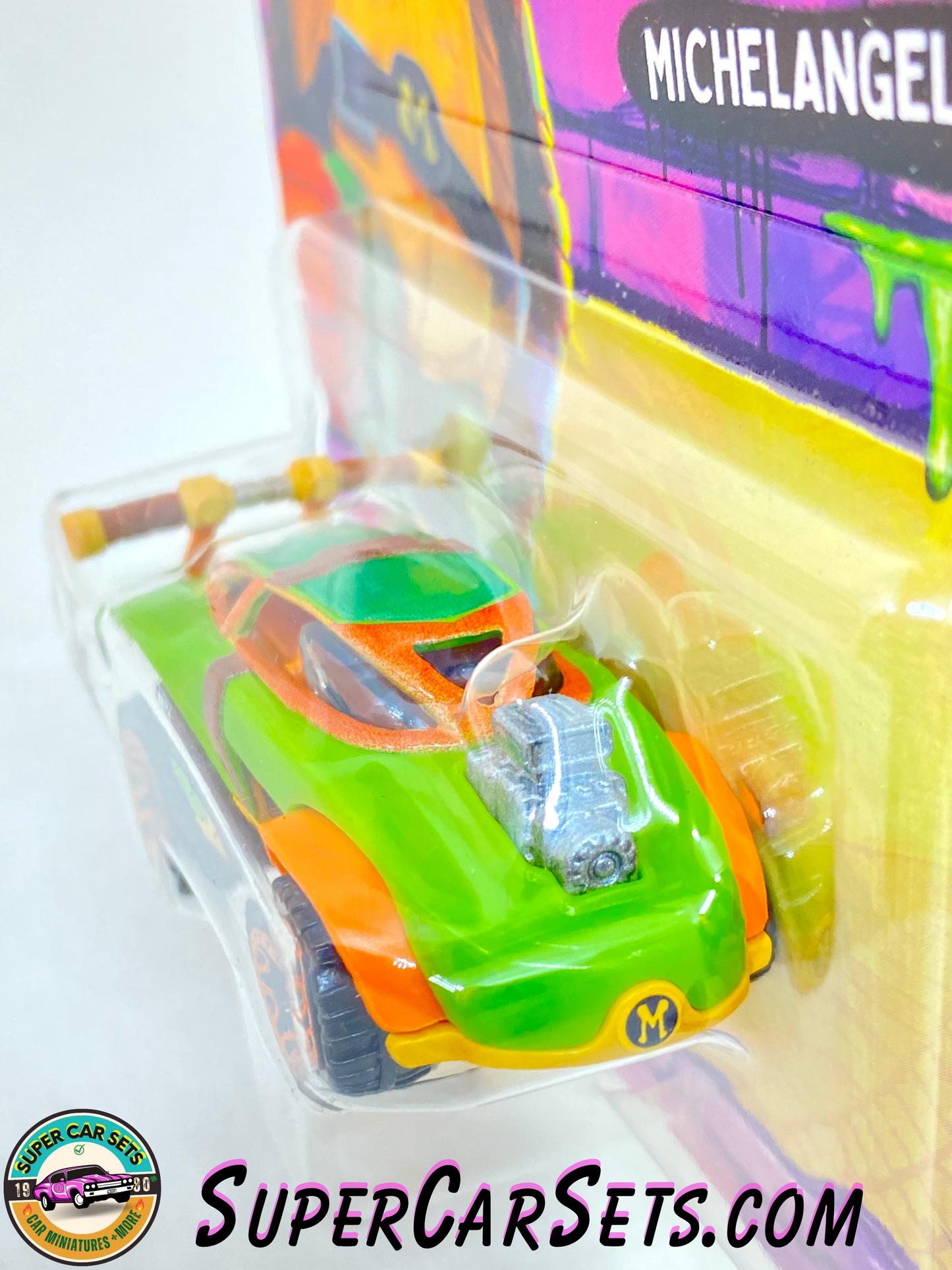 Michelangelo - Teenage Mutant Ninja Turtles - Mutant Mayhem (Nickelodeon) - Hot Wheels Character Cars