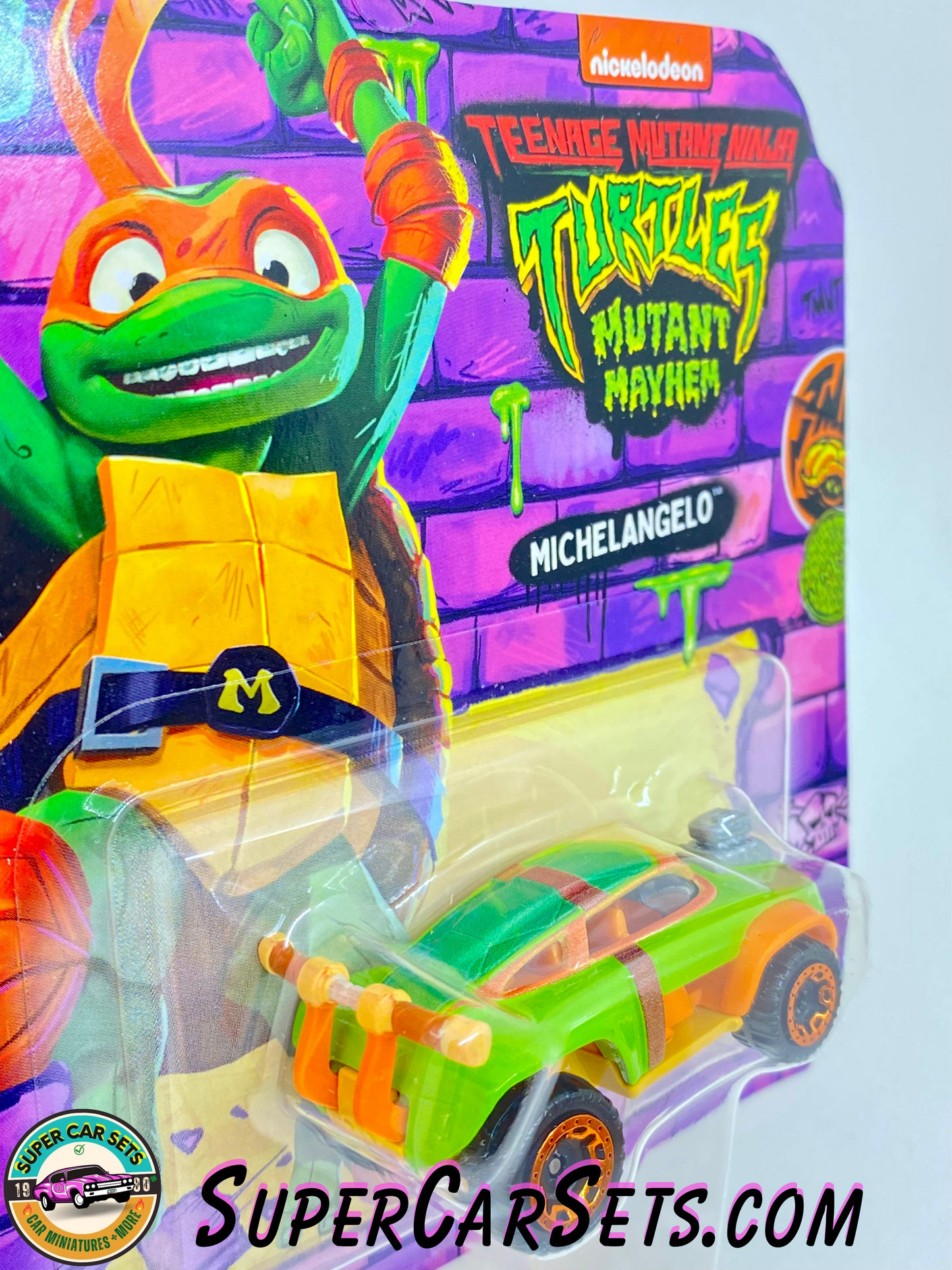 Michelangelo - Teenage Mutant Ninja Turtles - Mutant Mayhem (Nickelodeon) - Hot Wheels Character Cars