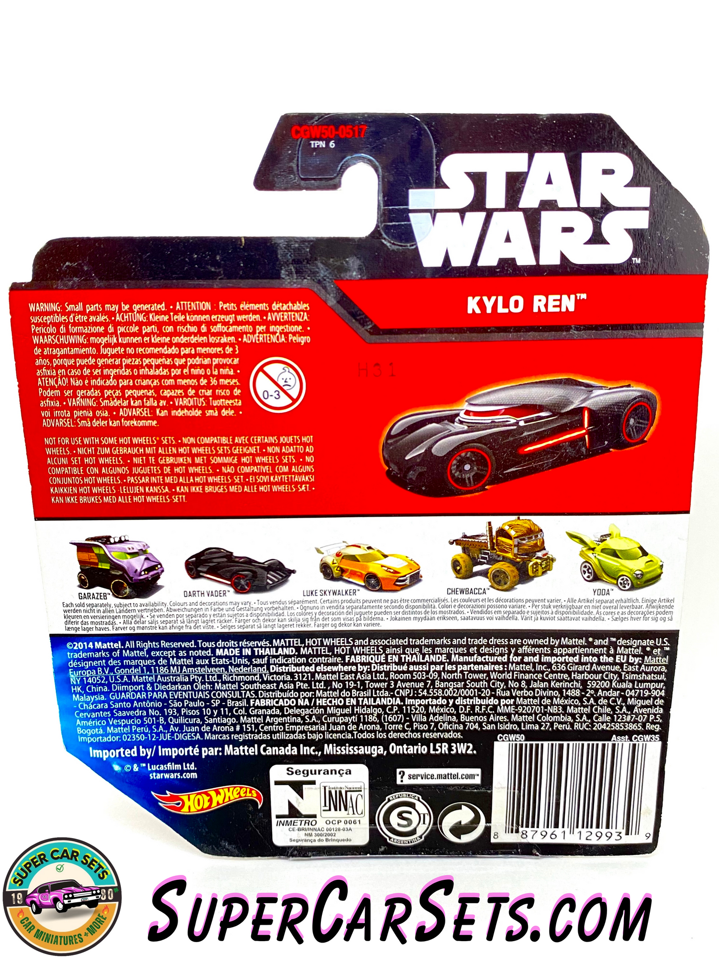 Star Wars (#17) Kylo Ren - Hot Wheels