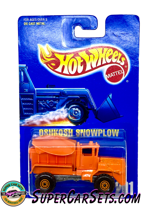 Hot Wheels (VINTAGE) (Year launched 1995) - Oshkosh Snowplow (#201) (#2902)