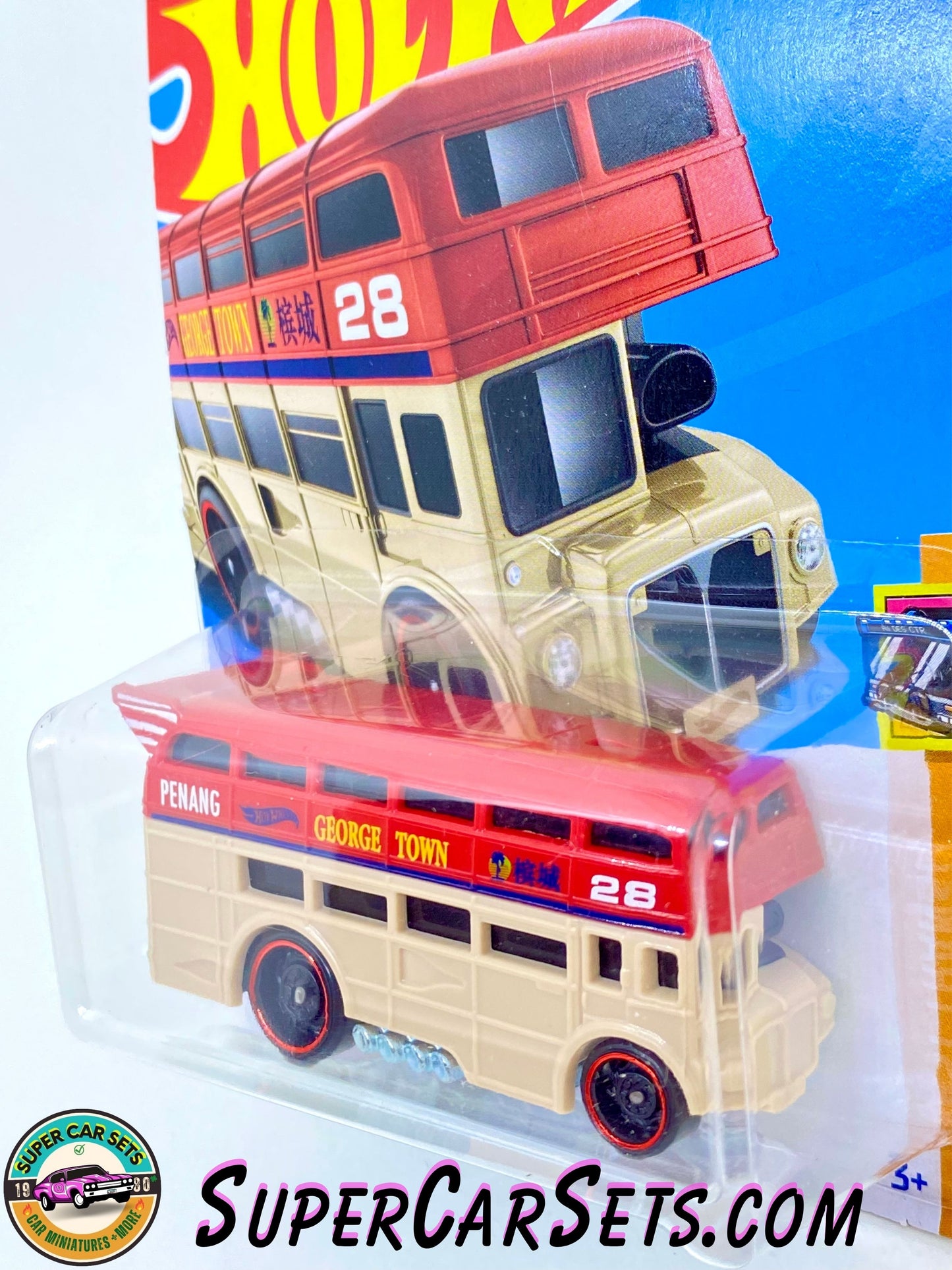 Trouble Decker (red and cream colour) - Hot Wheels HW Fast Transit - 2024 (5/5) (126/250)