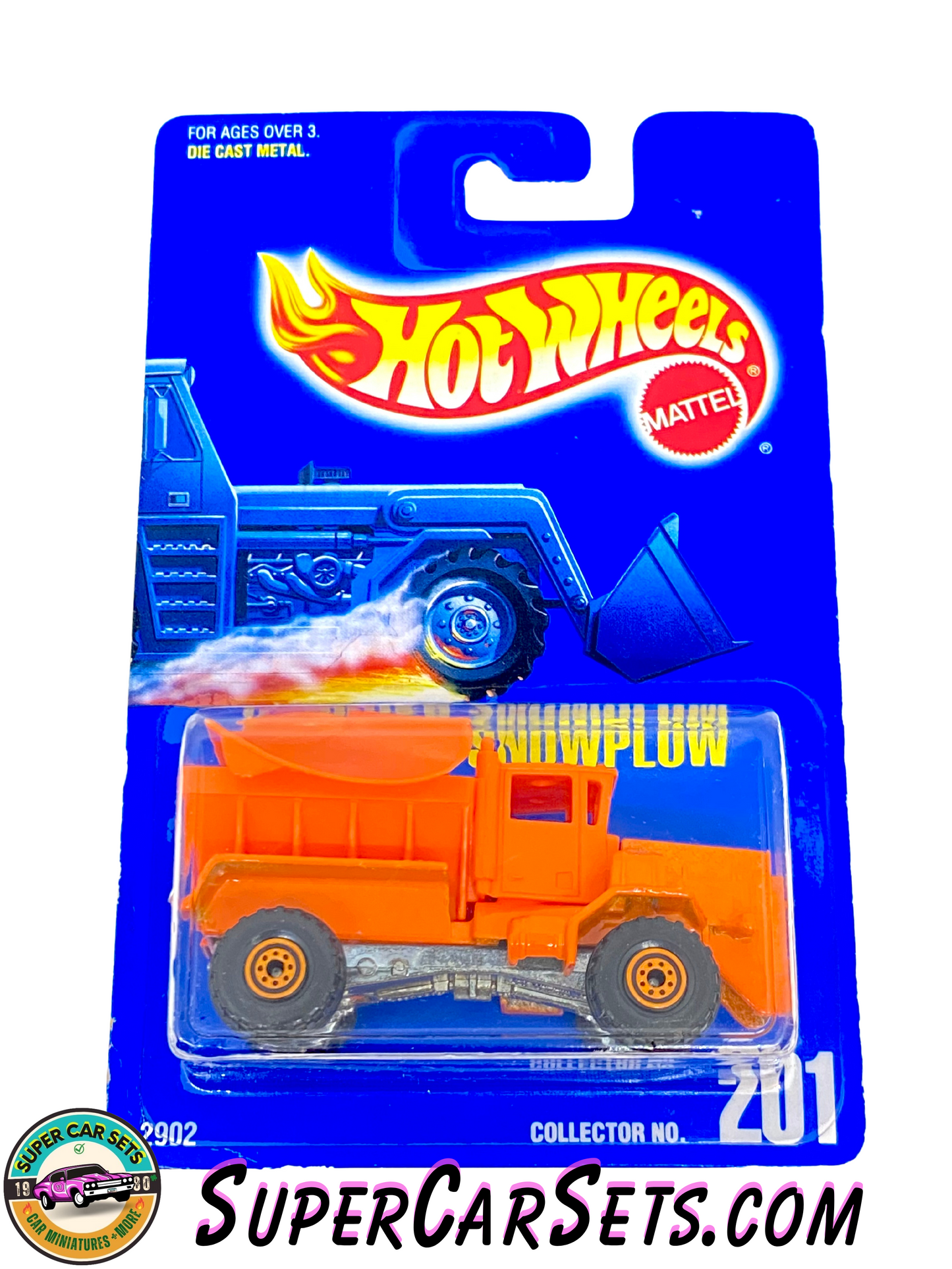 Hot Wheels (VINTAGE) (Year launched 1995) - Oshkosh Snowplow (#201) (#2902)