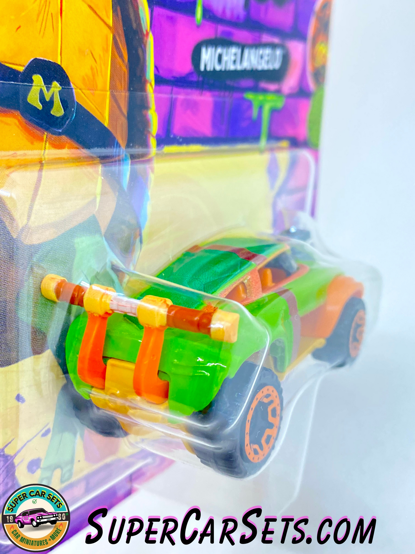 Michelangelo - Teenage Mutant Ninja Turtles - Mutant Mayhem (Nickelodeon) - Hot Wheels Character Cars