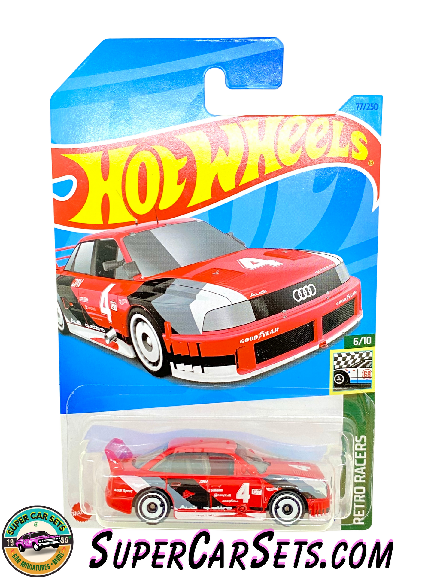 Audi ’90 Quattro (red colour) - Hot Wheels Retro Racers - 2023 (6/10) (77/250)