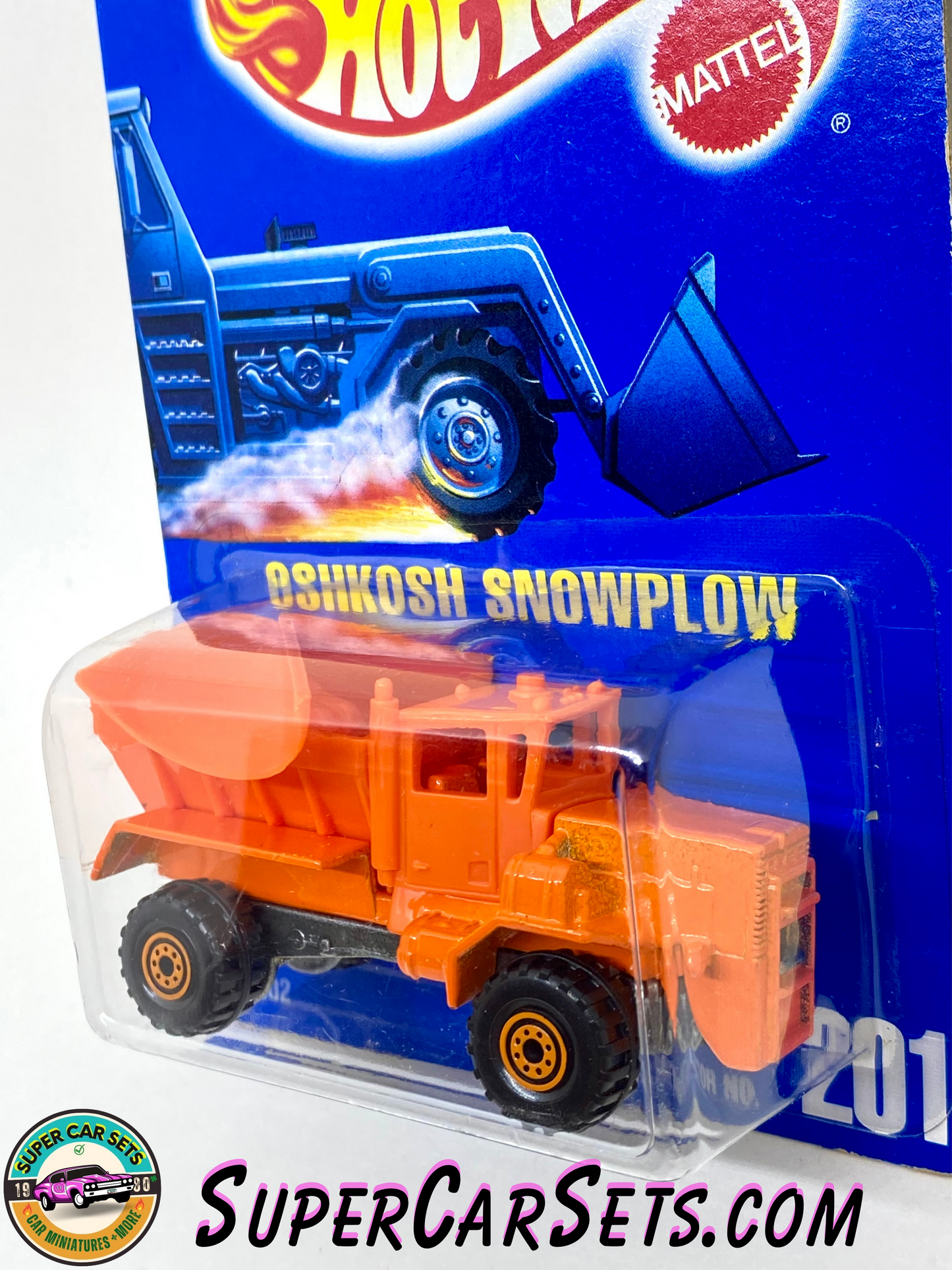 Hot Wheels (VINTAGE) (Year launched 1995) - Oshkosh Snowplow (#201) (#2902)