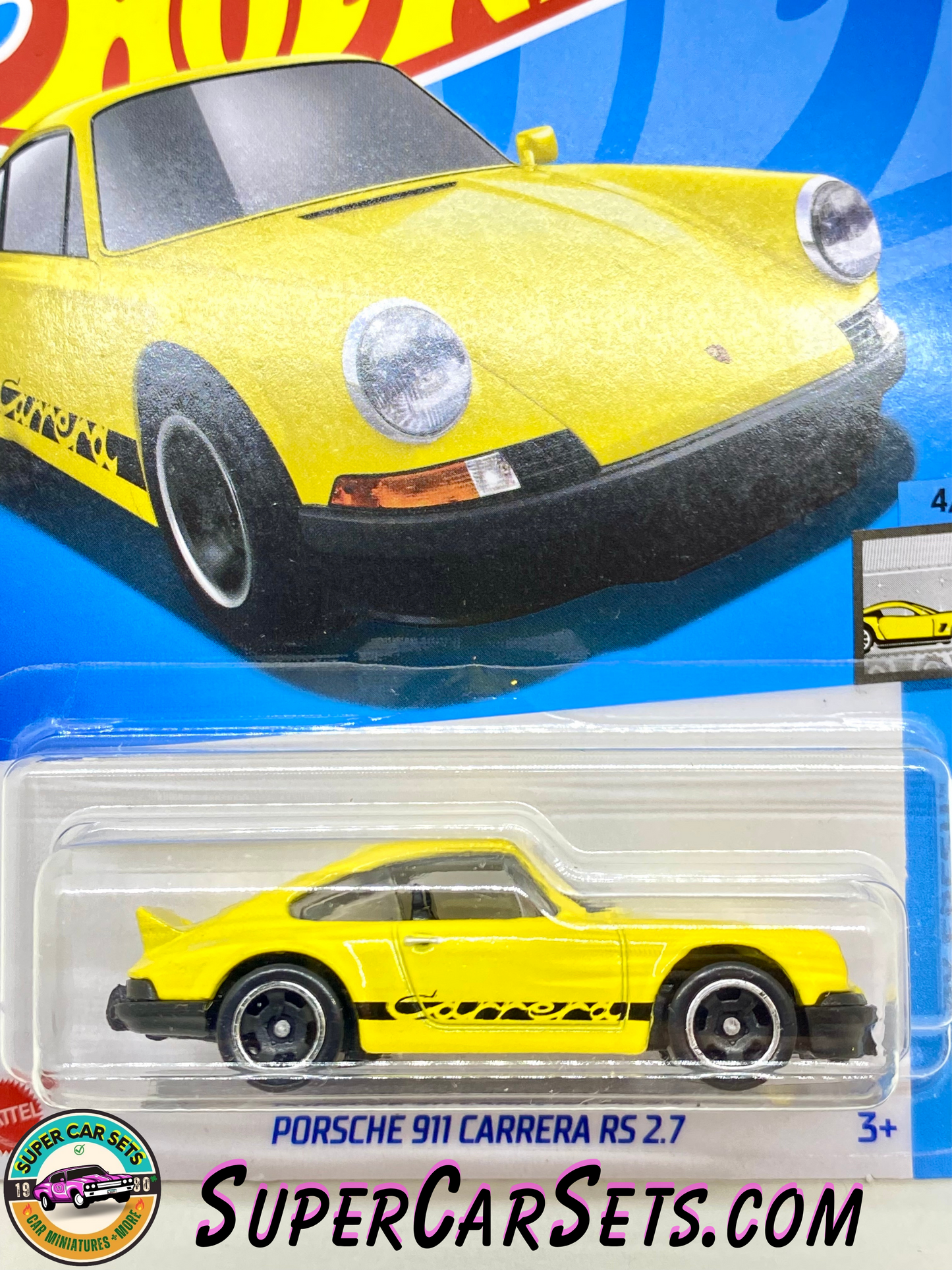 Porsche 911 Carrera RS 2.7 (yellow colour) - Hot Wheels Factory Fresh 2024 (4/10) (46/250)