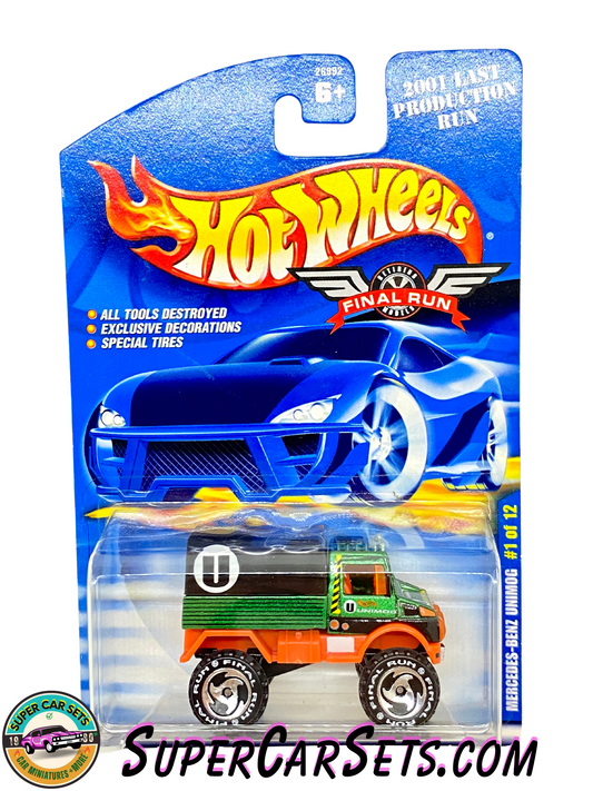 Hot Wheels (VINTAGE) (Year launched 2001) - Final Run (1/12) (#26992) Mercedes-Benz Unimog