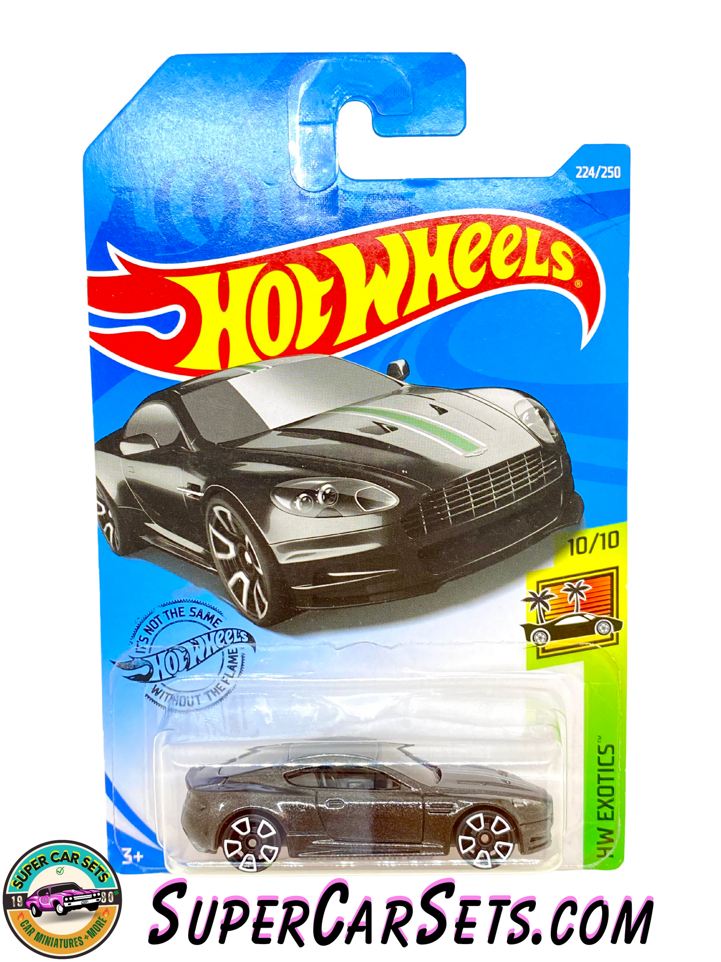 Aston Martin DBS (card slightly bent) - Hot Wheels HW Exotics - 2019 (10/10) (224/250)