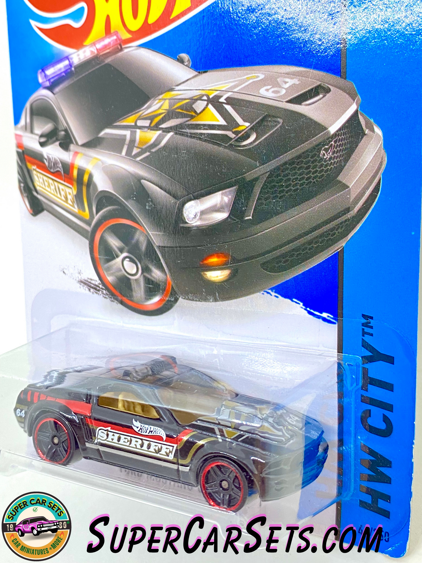 Ford Mustang GT Concept (Sheriff) - Hot Wheels HW City 2015 (49/250)