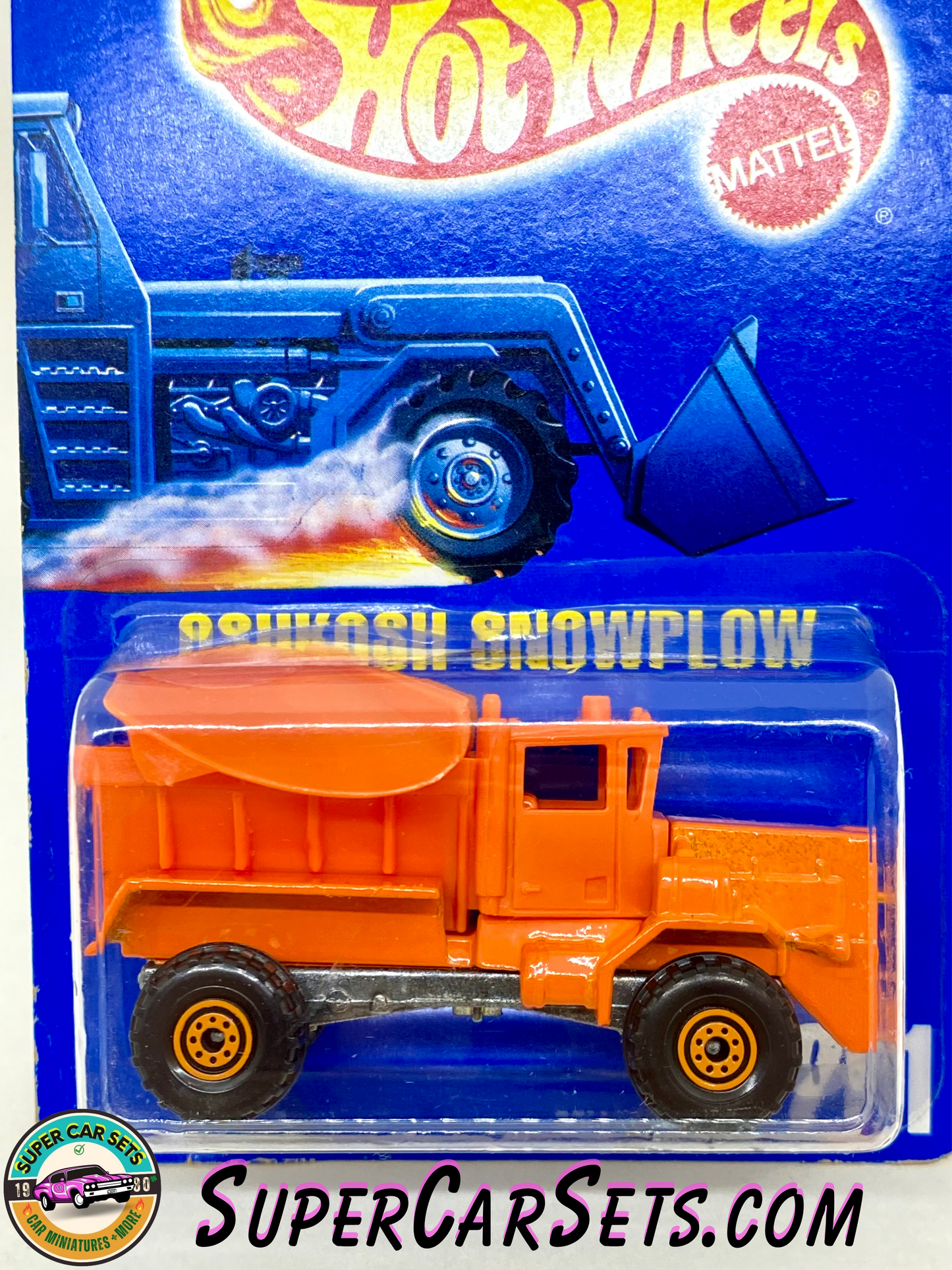 Hot Wheels (VINTAGE) (Year launched 1995) - Oshkosh Snowplow (#201) (#2902)