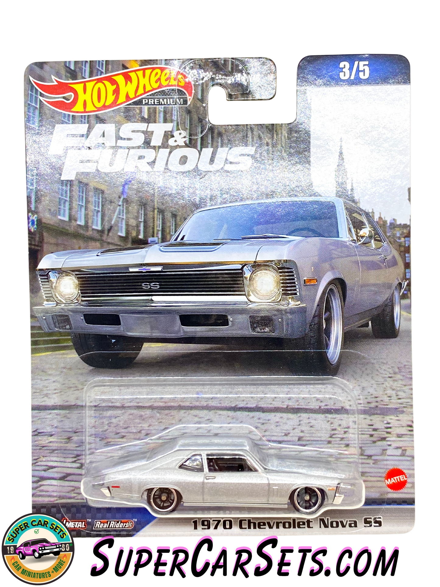 1970 Chevrolet Nova SS - Hot Wheels Premium Fast and Furious 2023 (3/5)