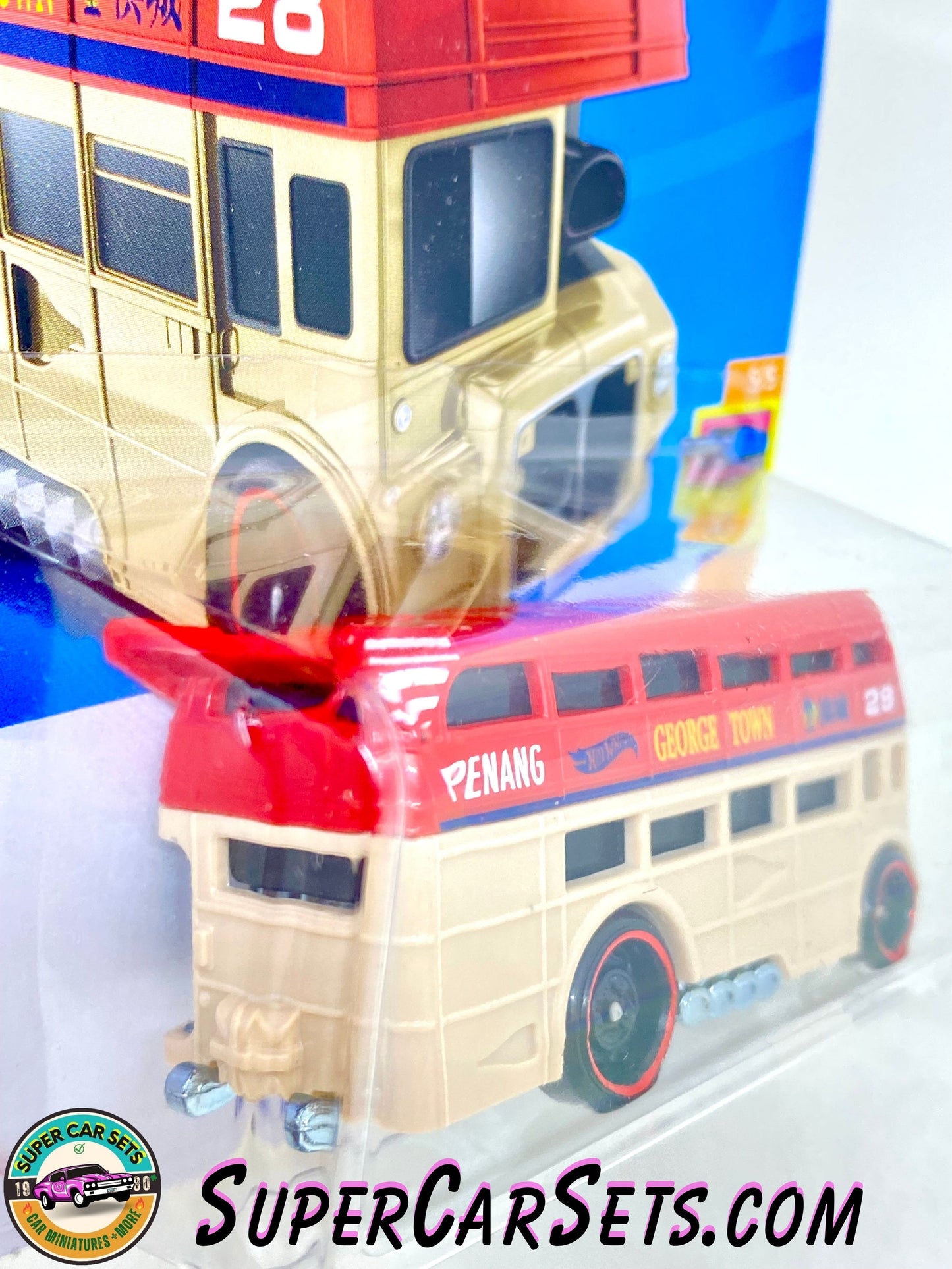 Trouble Decker (red and cream colour) - Hot Wheels HW Fast Transit - 2024 (5/5) (126/250)